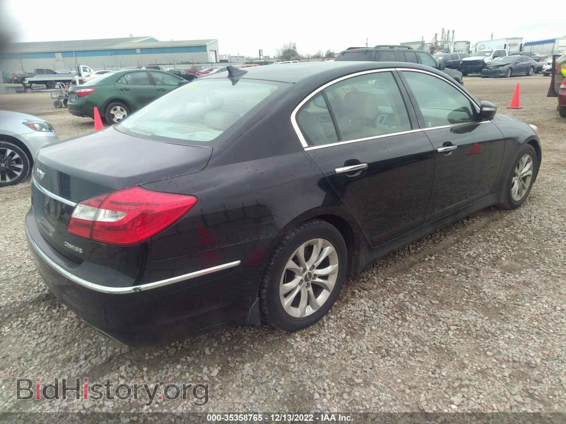 2012 HYUNDAI GENESIS - VIN: KMHGC4DD2CU198616 - Фото 4