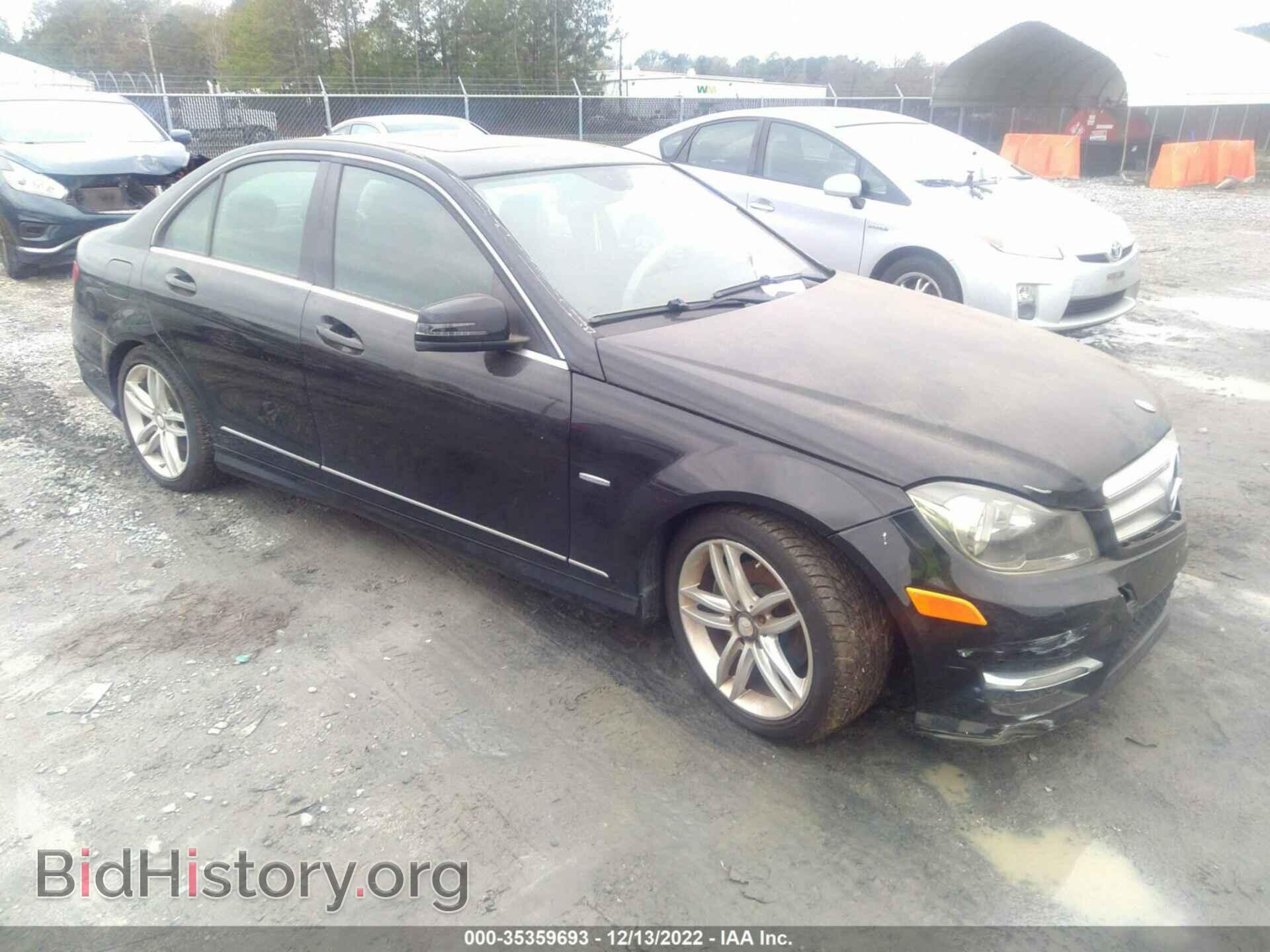 Фотография WDDGF4HB6CA600603 - MERCEDES-BENZ C-CLASS 2012