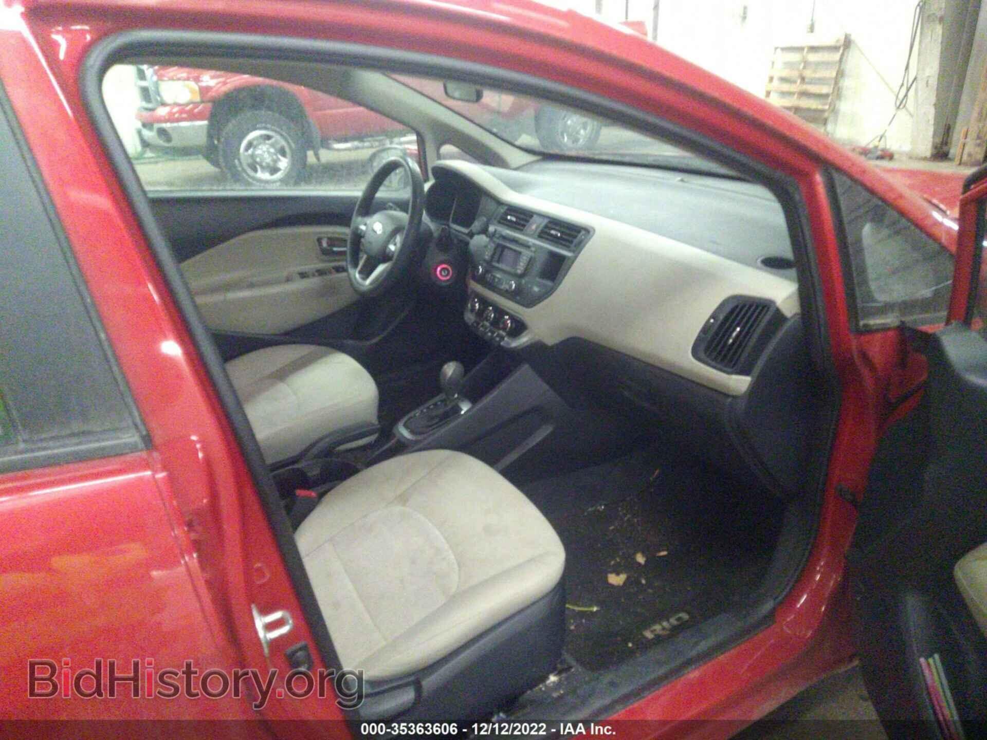 2013 KIA RIO - VIN: KNADM4A37D6284555 - Photo 5