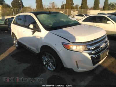 2012 Ford EDGE SEL, white — VIN 2FMDK3J91CBA04101, IAAI