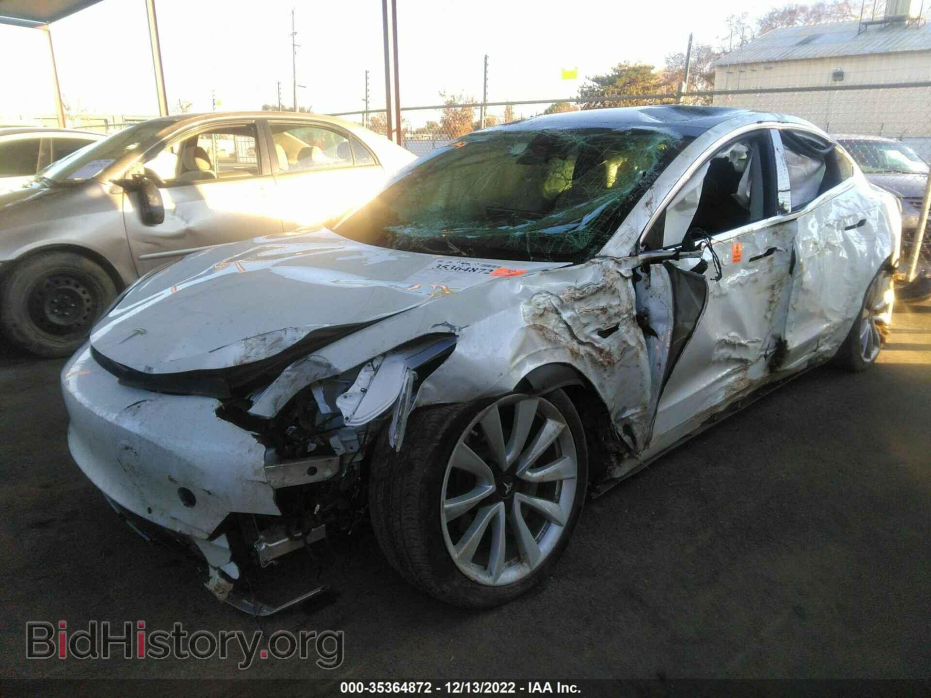 2019 TESLA MODEL 3 - VIN: 5YJ3E1EA3KF436254 - Фото 2
