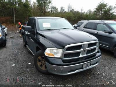 2012 RAM 1500 SLT, black — VIN 1C6RD6GP4CS116271, IAAI