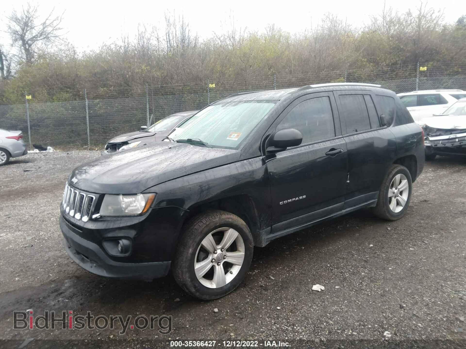 2016 JEEP COMPASS - VIN: 1C4NJCBA8GD525451 - Фото 2