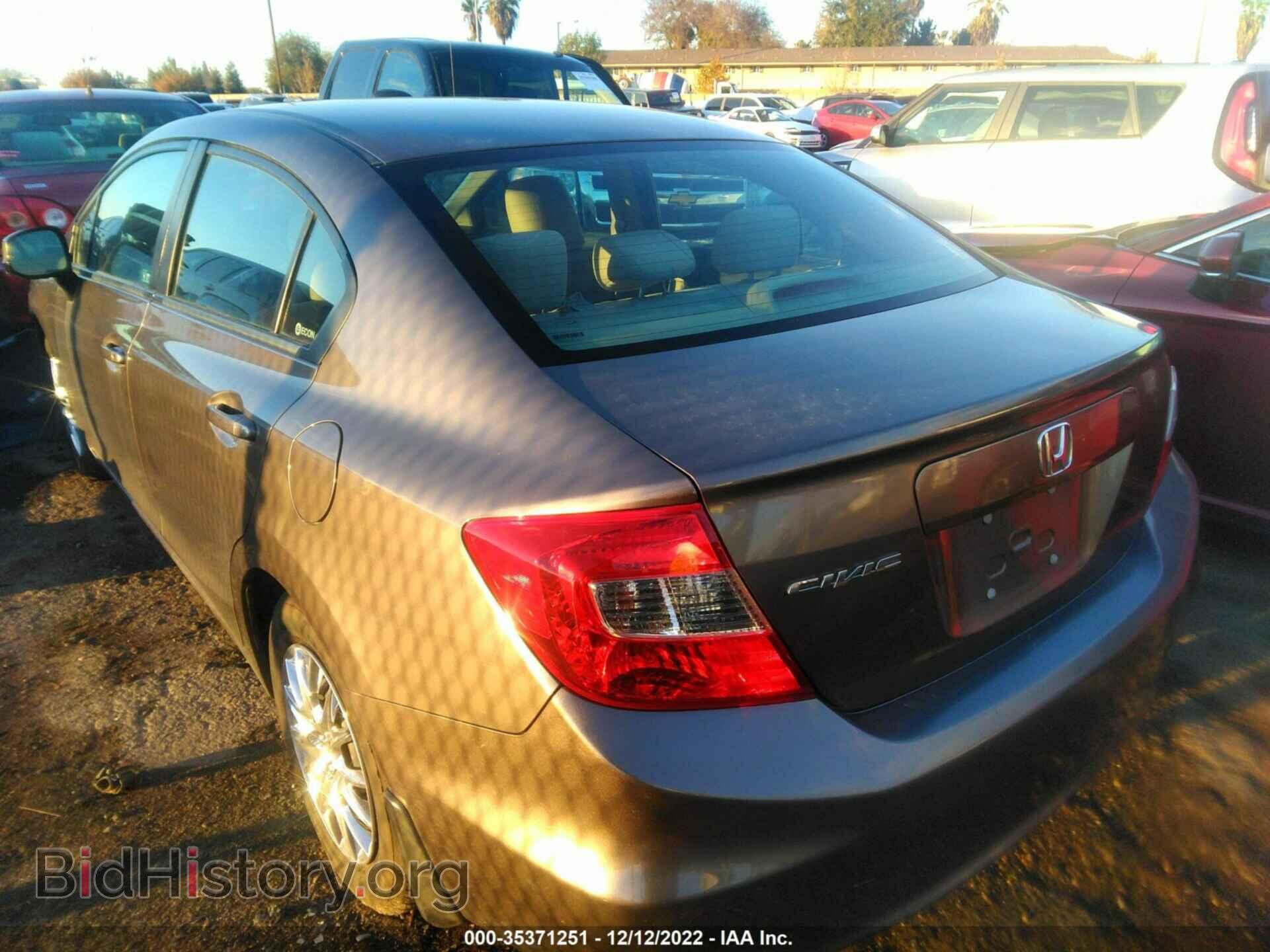2012 HONDA CIVIC SDN - VIN: 2HGFB2F56CH599619 - Фото 3