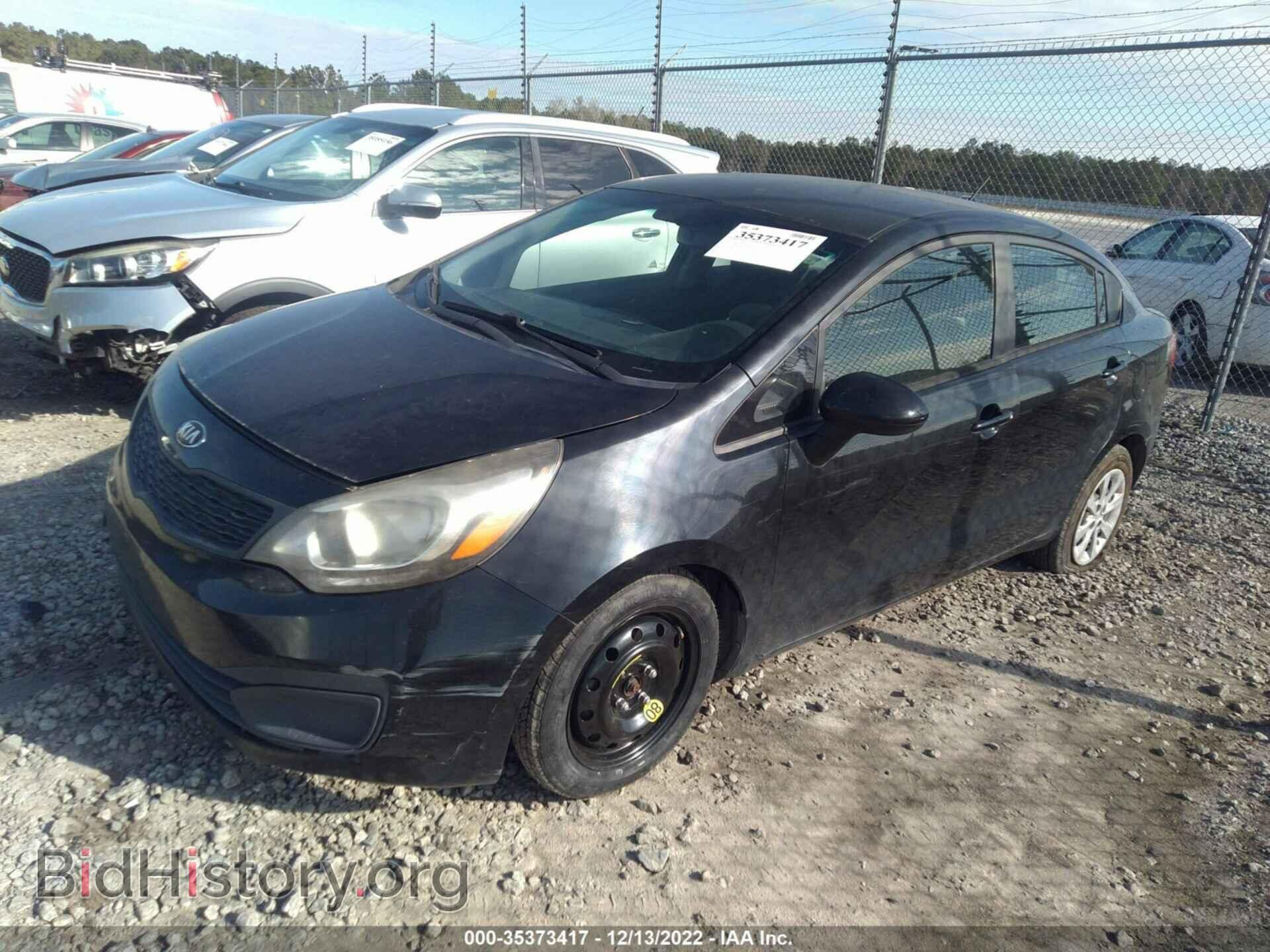 2014 KIA RIO - VIN: KNADM4A39E6348872 - Фото 2