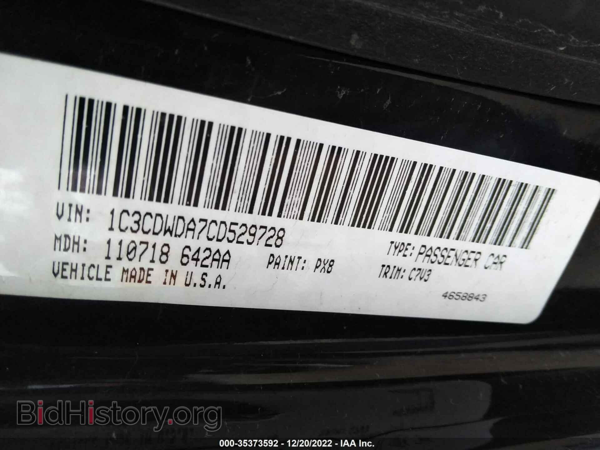 2012 DODGE CALIBER - VIN: 1C3CDWDA7CD529728 - Photo 9