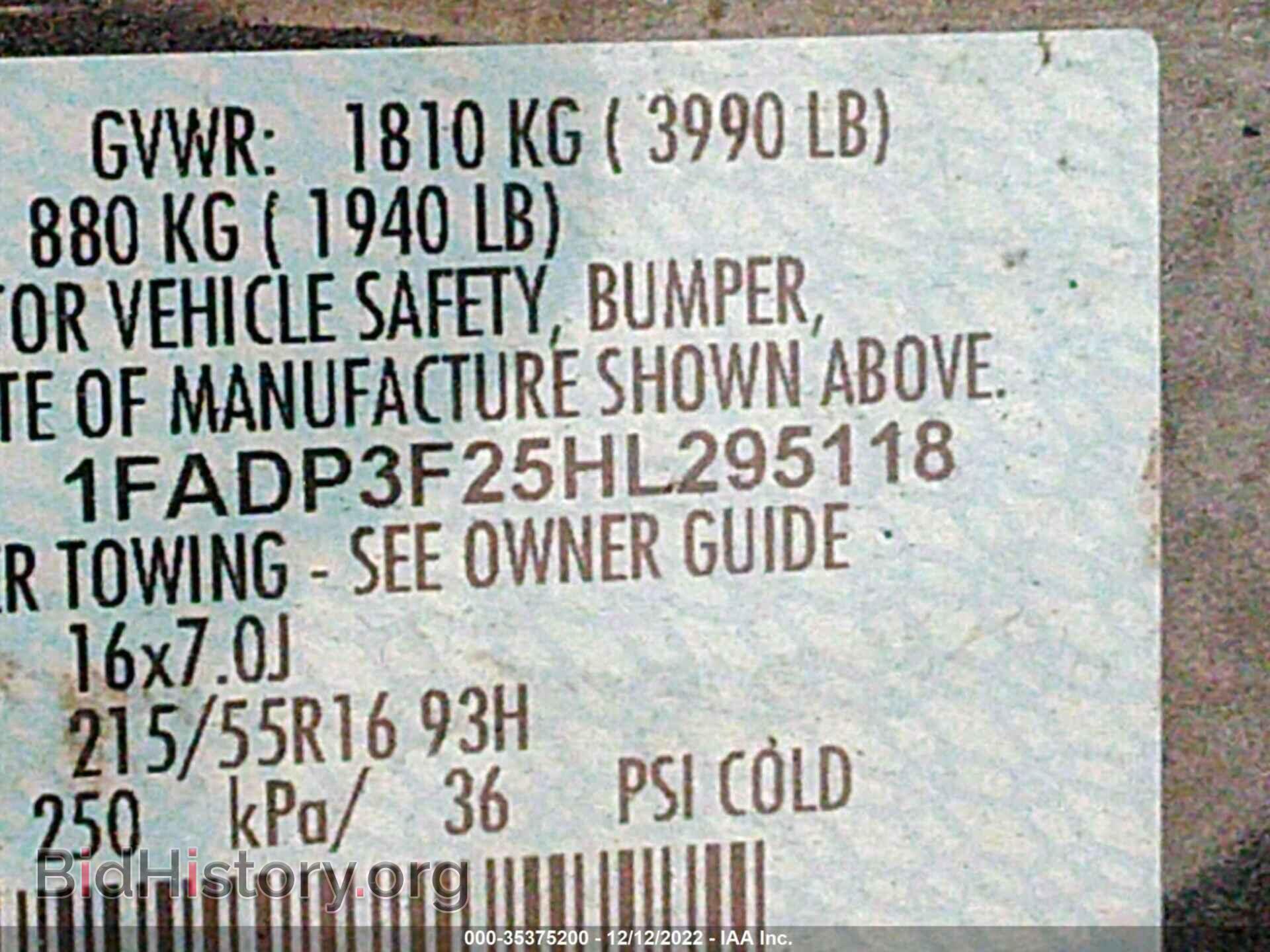 2017 FORD FOCUS - VIN: 1FADP3F25HL295118 - Photo 9