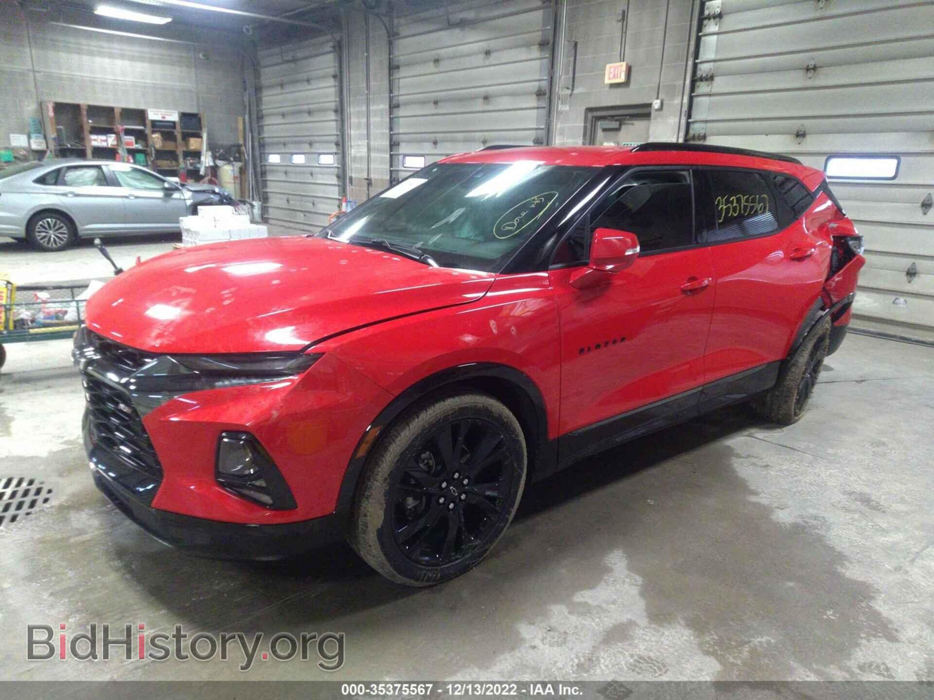 2021 CHEVROLET BLAZER - VIN: 3GNKBKRS7MS519961 - Фото 2