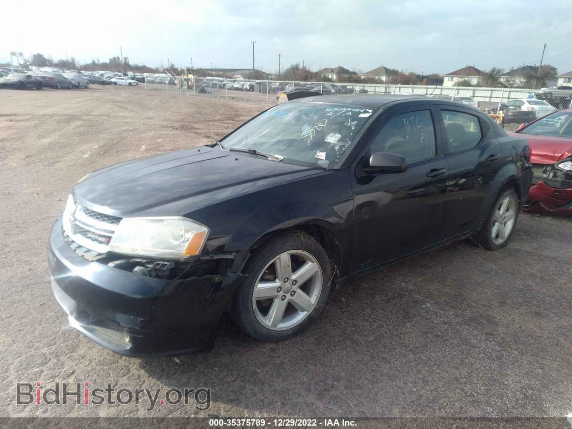 2013 DODGE AVENGER - VIN: 1C3CDZCB1DN707611 - Фото 2
