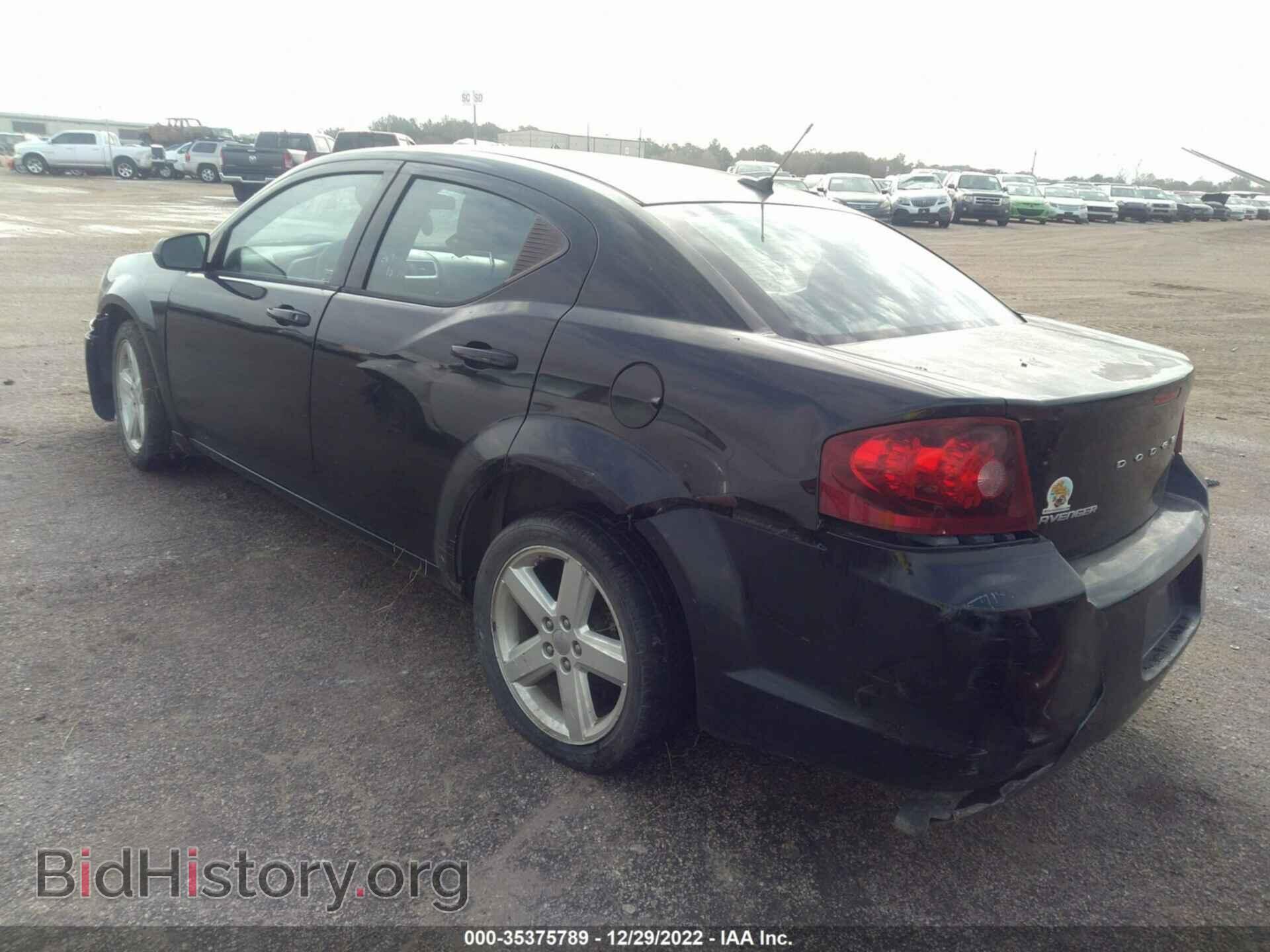 2013 DODGE AVENGER - VIN: 1C3CDZCB1DN707611 - Фото 3