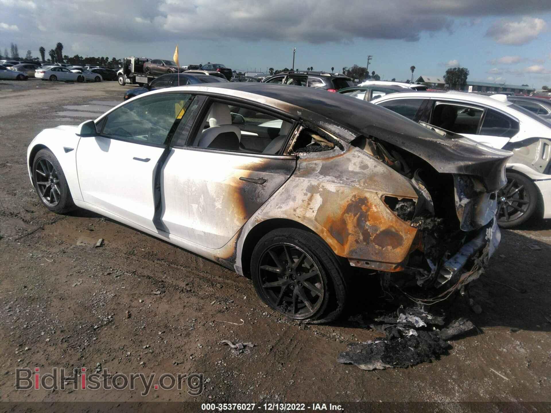 2022 TESLA MODEL 3 - VIN: 5YJ3E1EA5NF361061 - Фото 3