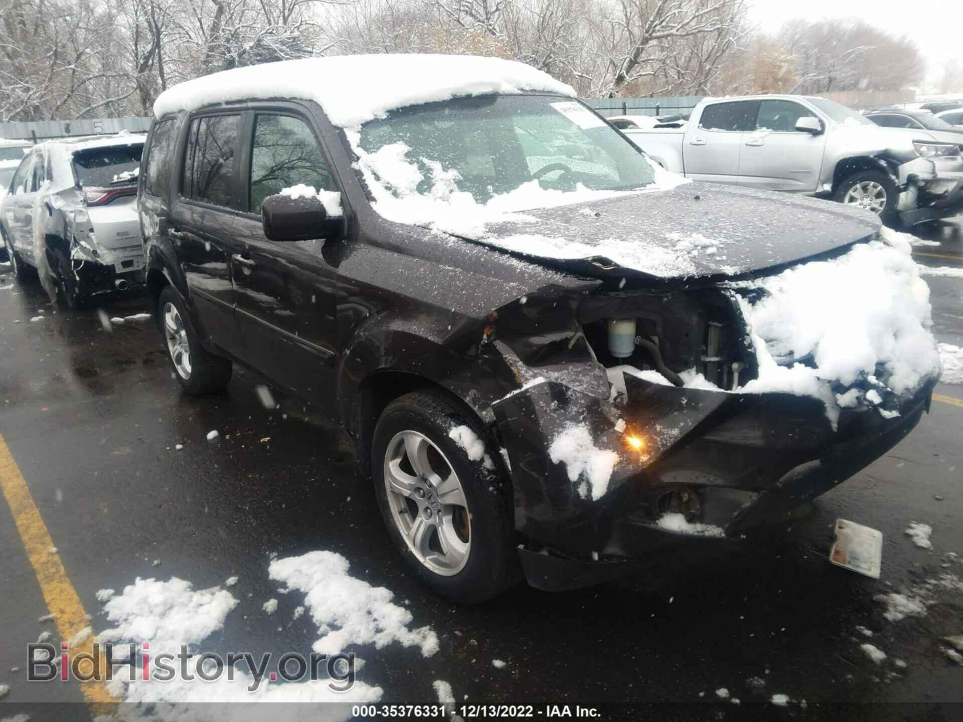 Photo 5FNYF4H42CB006419 - HONDA PILOT 2012