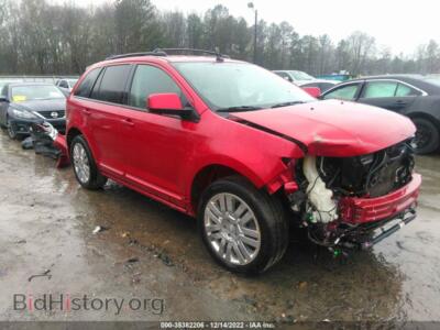 2010 Ford EDGE Sport, red — VIN 2FMDK3AC2ABA04990, IAAI