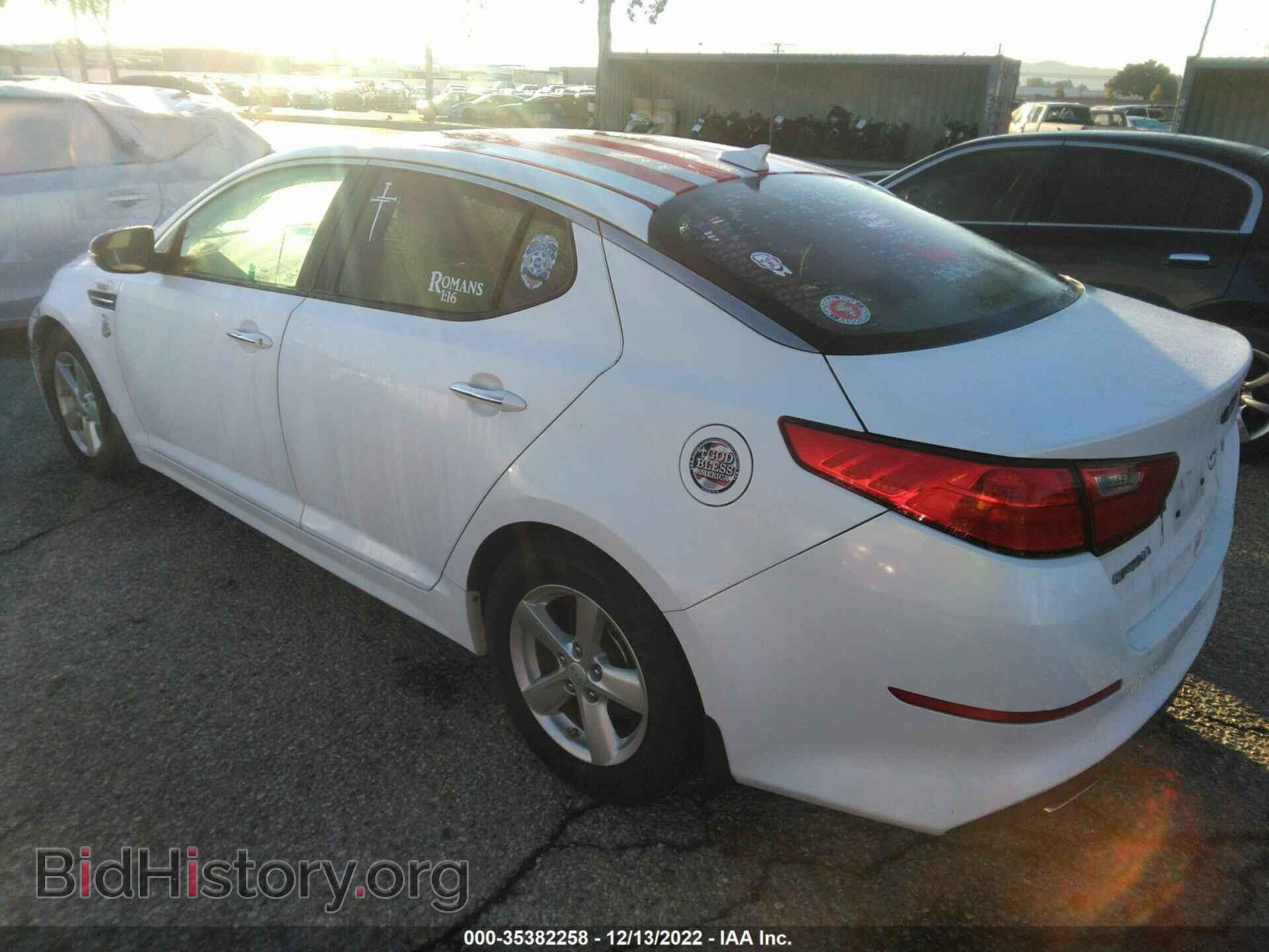 2015 KIA OPTIMA - VIN: KNAGM4A78F5640018 - Фото 3