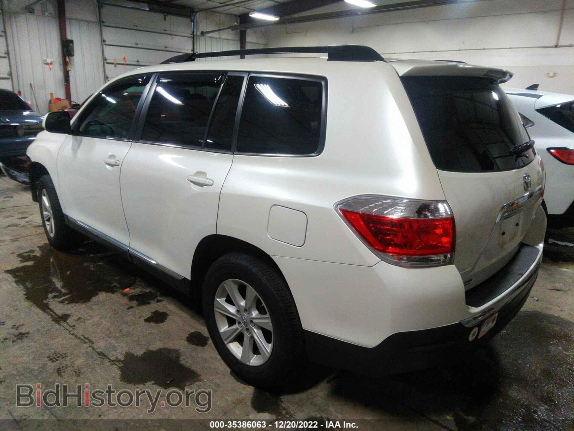 2013 TOYOTA HIGHLANDER - VIN: 5TDBK3EH8DS278523 - Photo 3