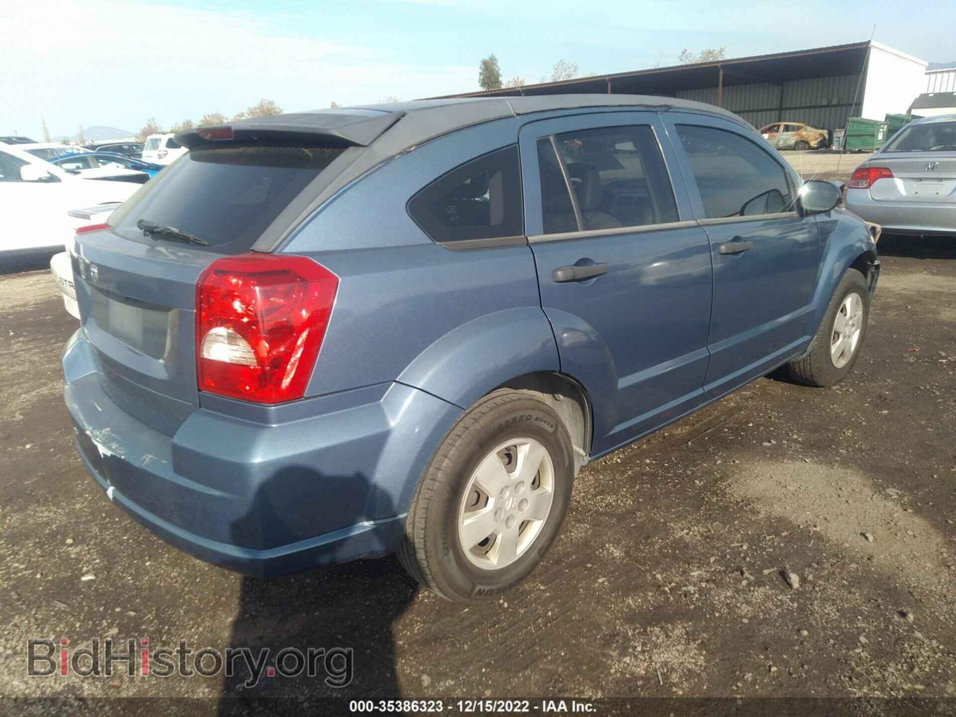 2007 DODGE CALIBER - VIN: 1B3HB28BX7D376918 - Фото 4