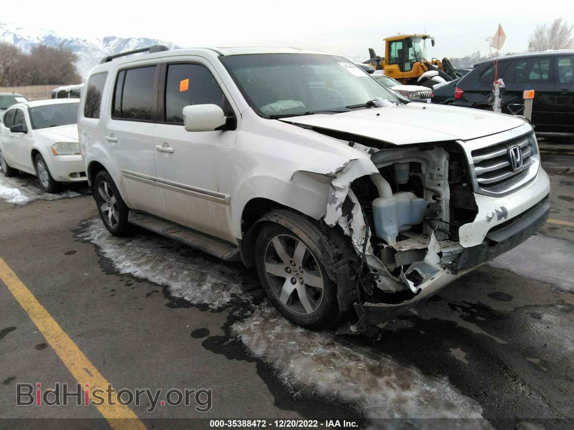 Photo 5FNYF3H94CB030730 - HONDA PILOT 2012