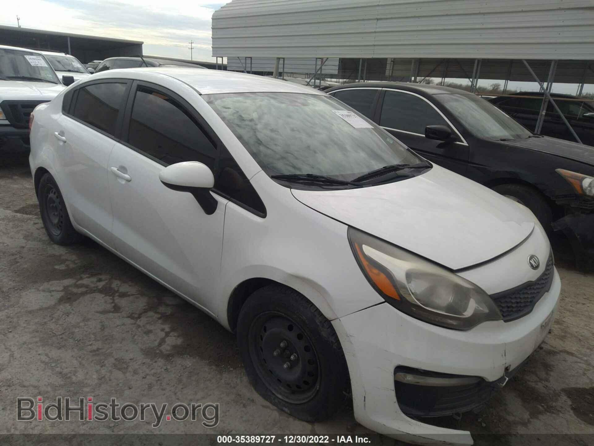 Фотография KNADM4A32G6554361 - KIA RIO 2016