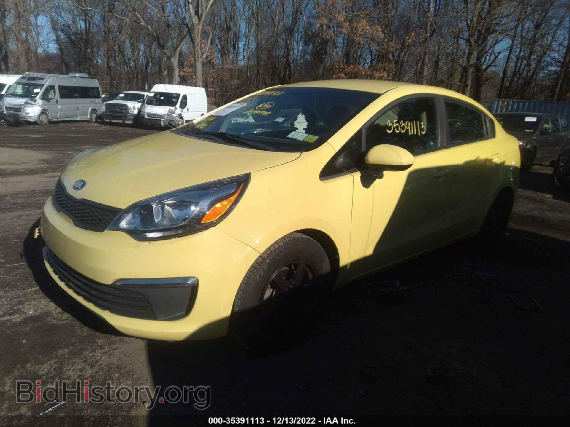 2016 KIA RIO - VIN: KNADM4A36G6684532 - Фото 2