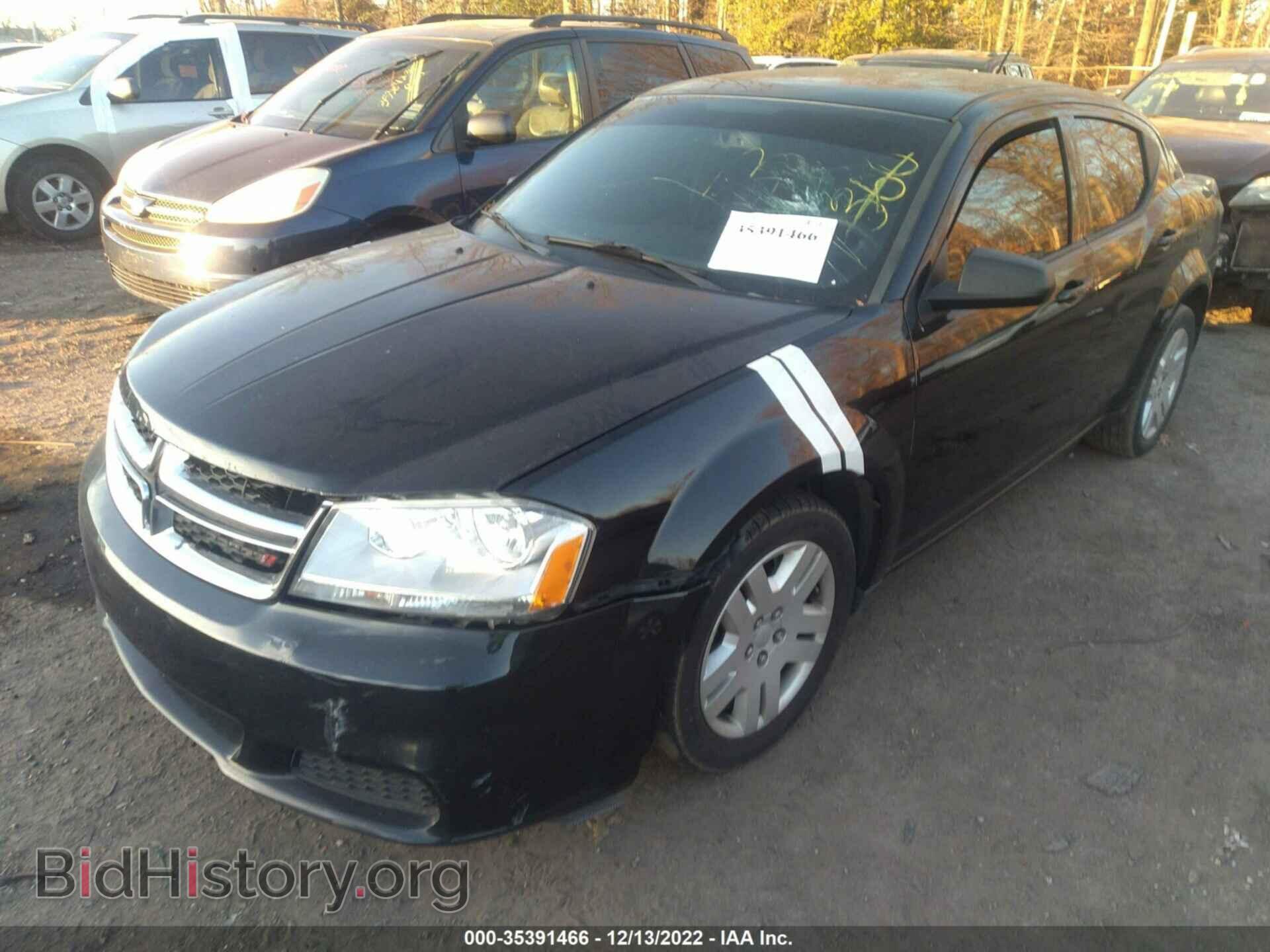 2012 DODGE AVENGER - VIN: 1C3CDZAB3CN238362 - Фото 2