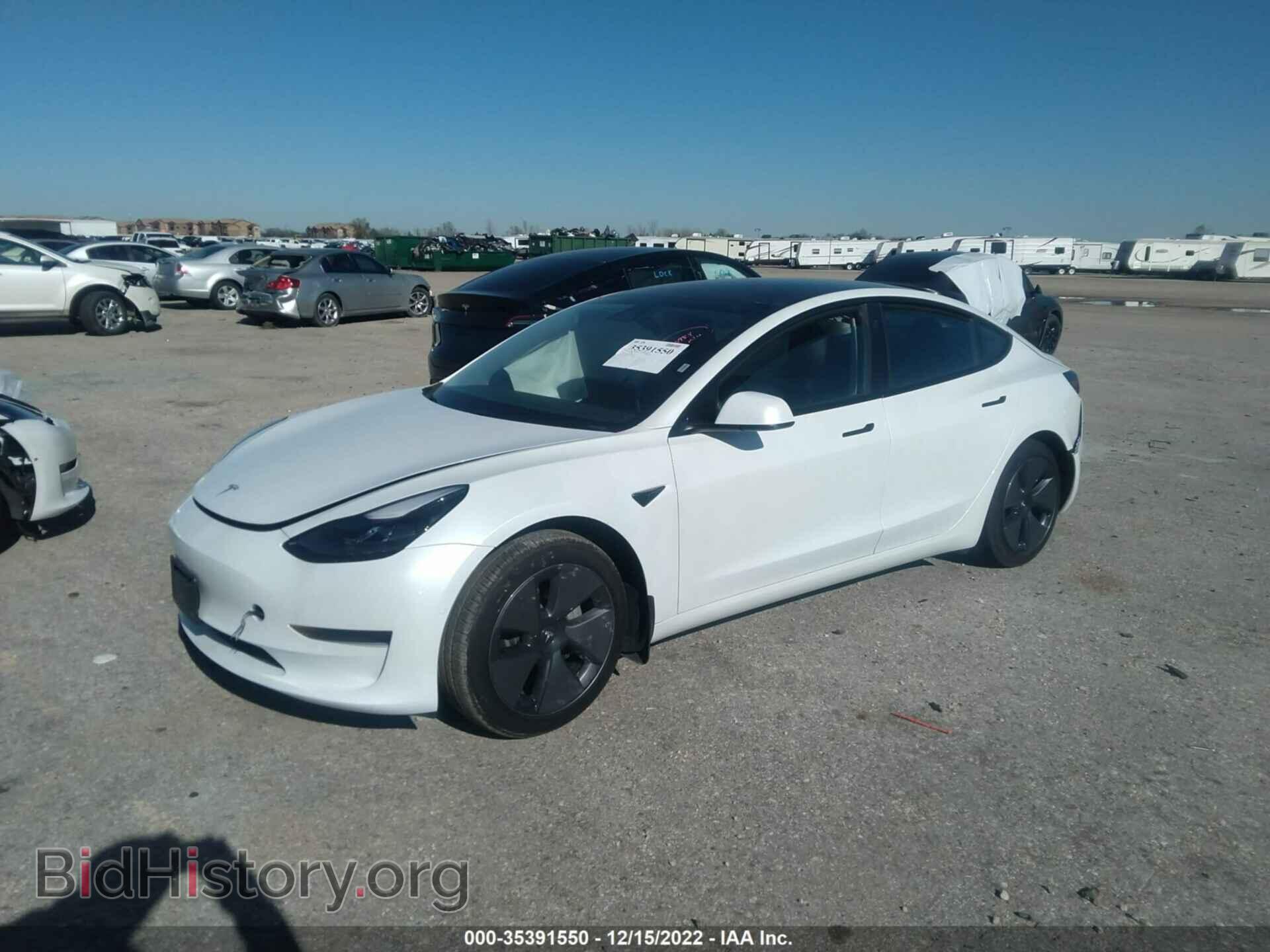 2021 TESLA MODEL 3 - VIN: 5YJ3E1EA1MF922838 - Фото 2