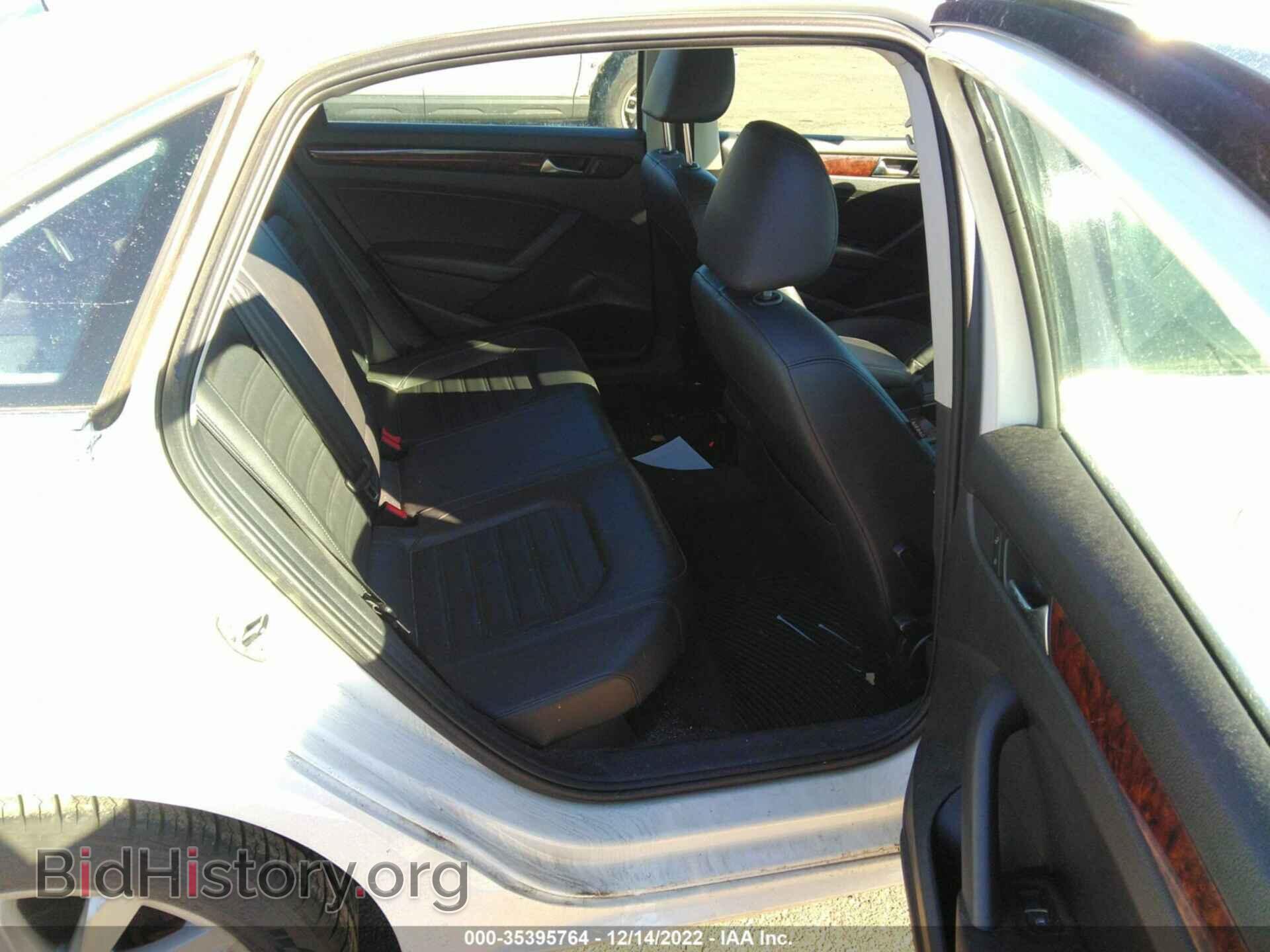 2012 VOLKSWAGEN PASSAT - VIN: 1VWCP7A30CC021781 - Фото 8