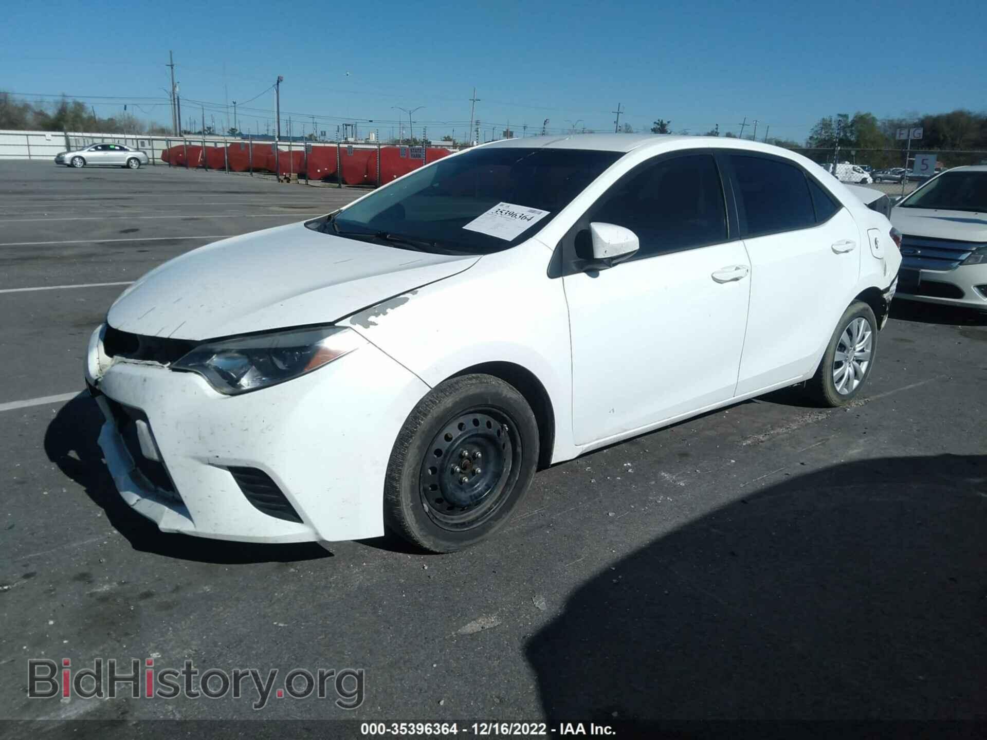 2014 TOYOTA COROLLA - VIN: 5YFBURHE1EP092105 - Photo 2