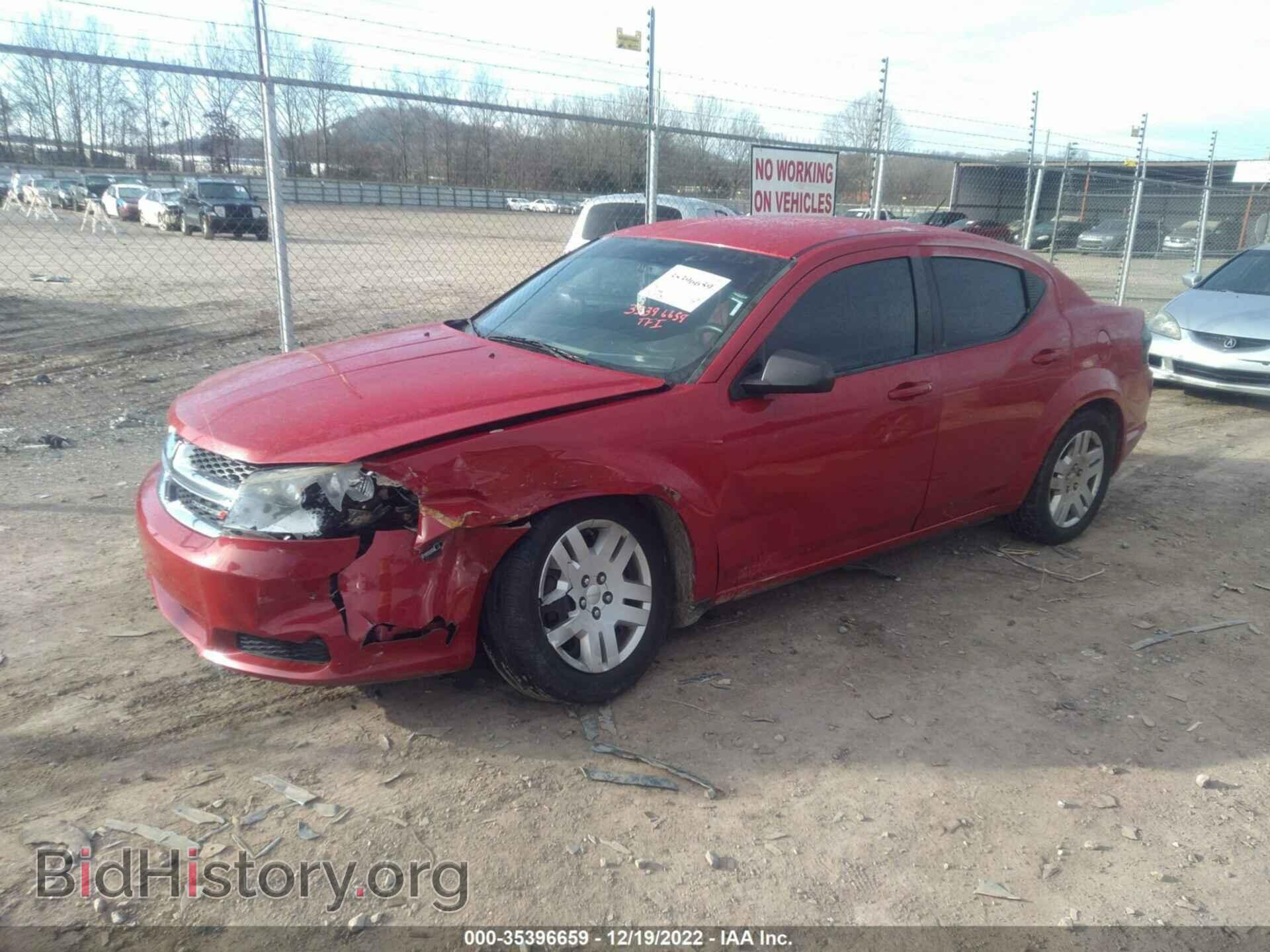 2014 DODGE AVENGER - VIN: 1C3CDZAB2EN234709 - Фото 2