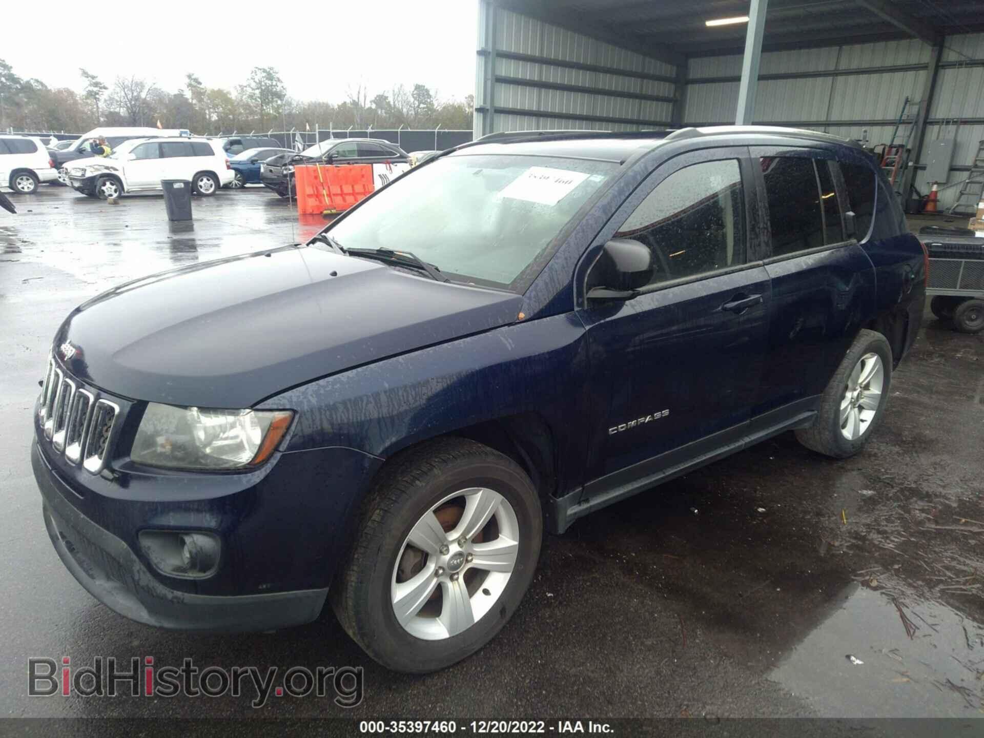 2014 JEEP COMPASS - VIN: 1C4NJCBB9ED905419 - Фото 2