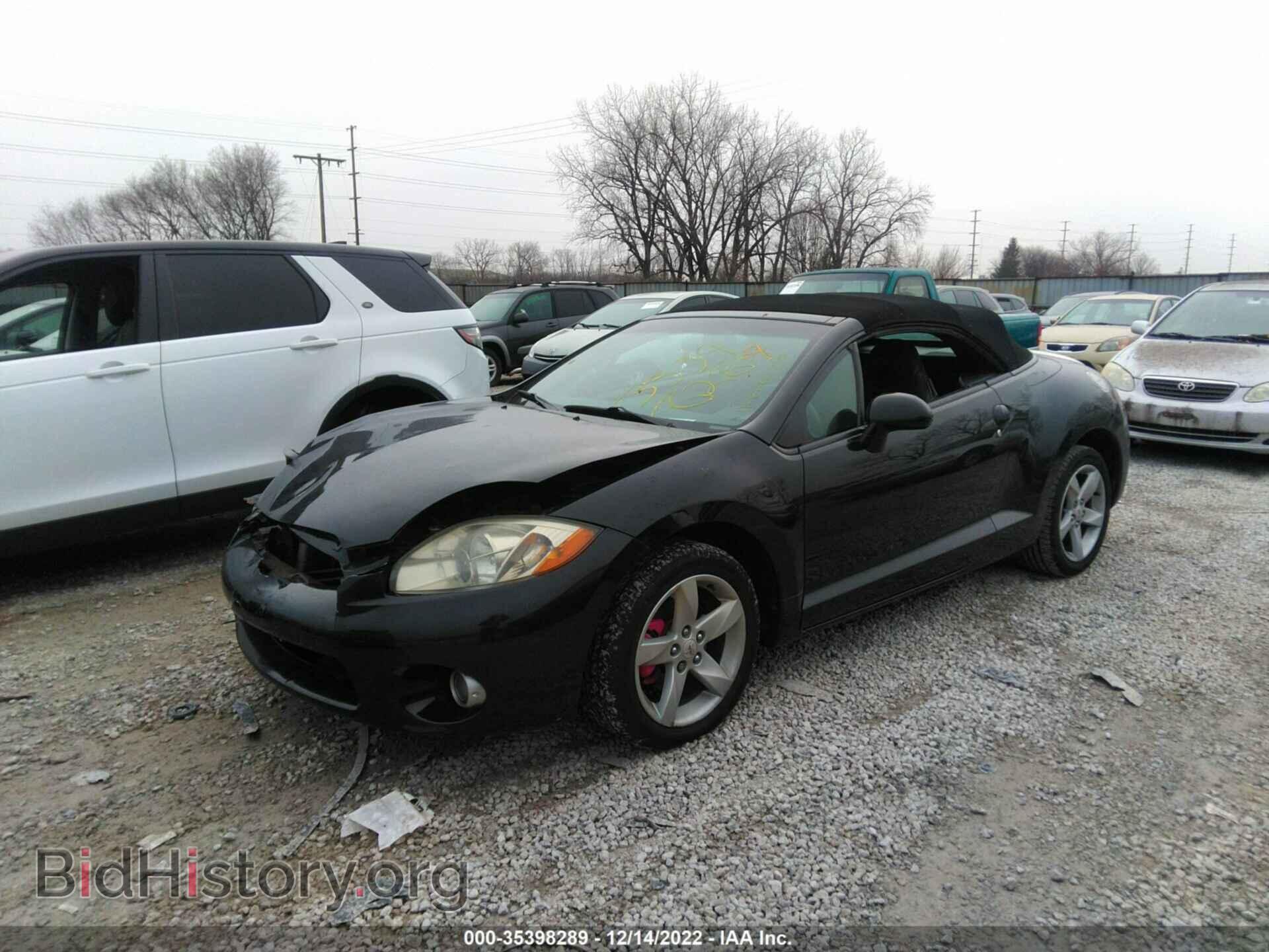2007 MITSUBISHI ECLIPSE - VIN: 4A3AL35T57E006614 - Фото 2