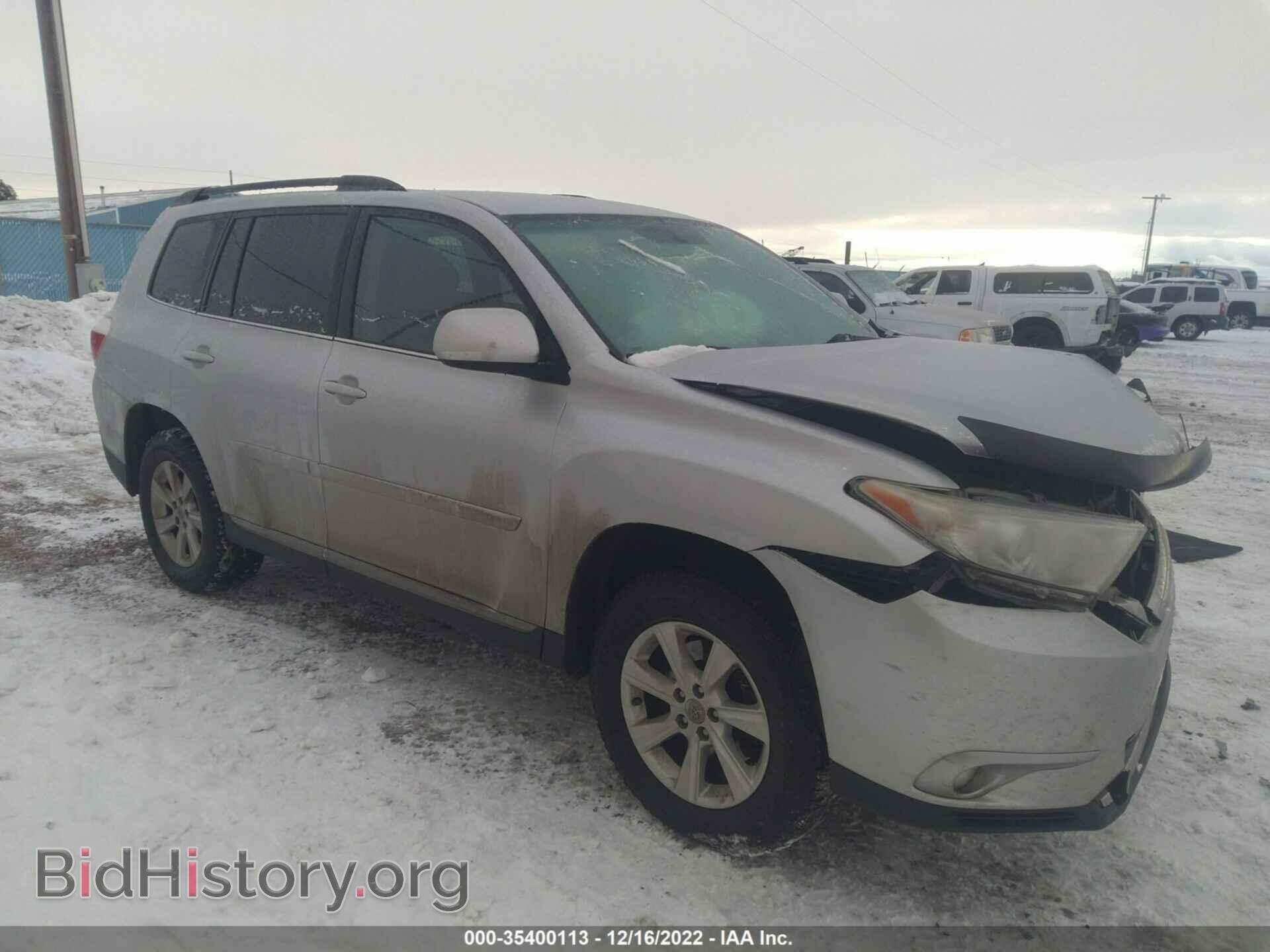 Фотография 5TDBK3EH1CS105778 - TOYOTA HIGHLANDER 2012