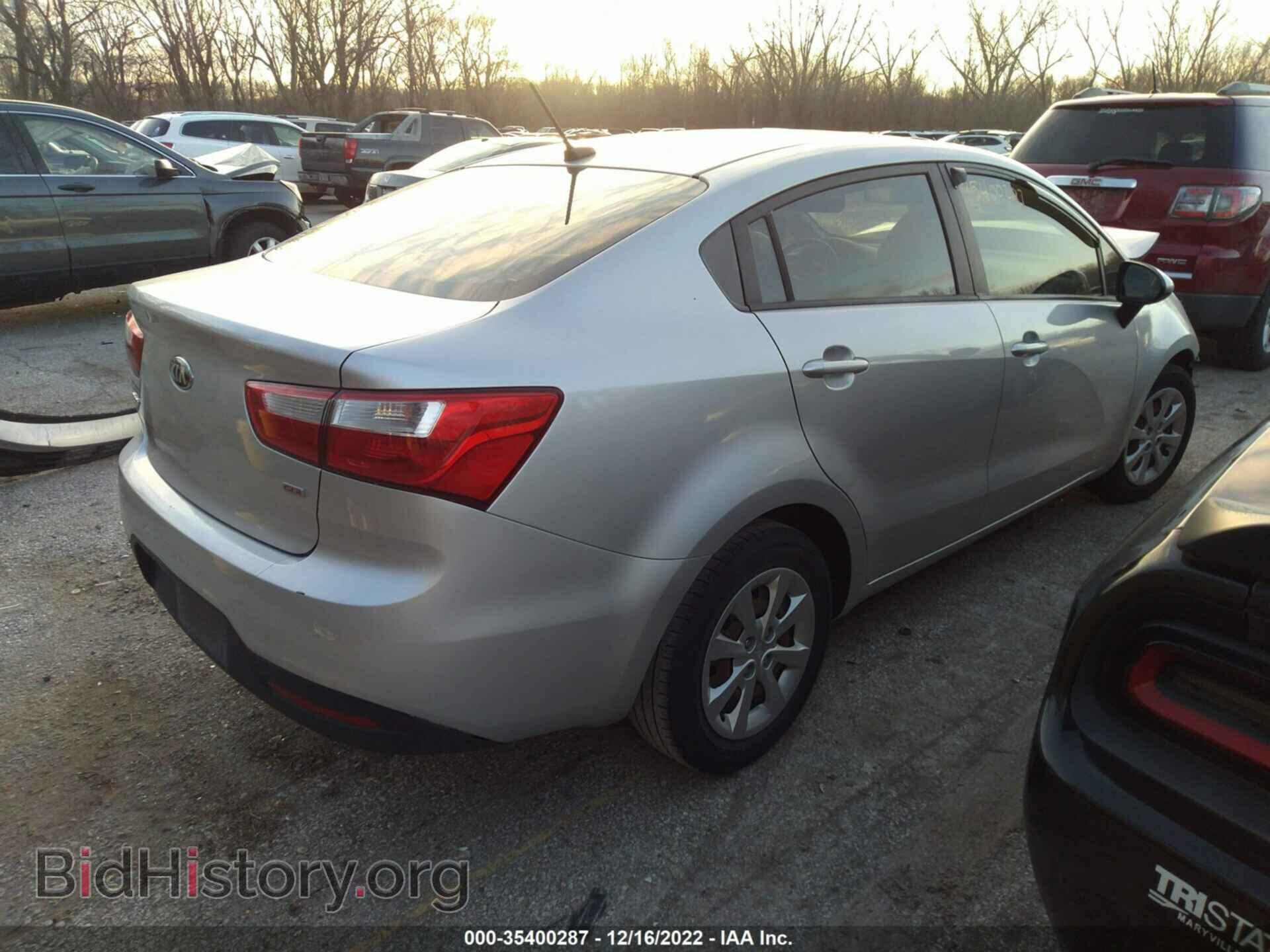 2014 KIA RIO - VIN: KNADM4A38E6326555 - Фото 4