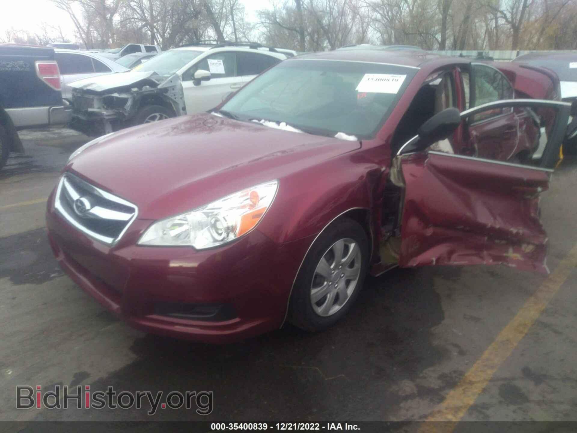 2011 SUBARU LEGACY - VIN: 4S3BMBA65B3244448 - Фото 2