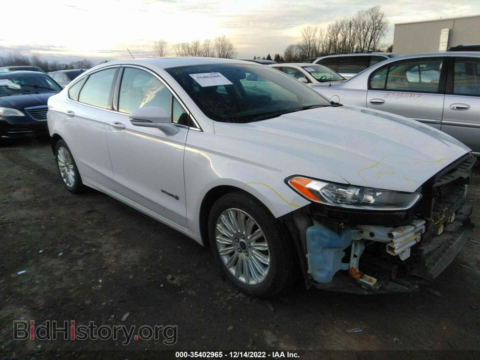 Photo 3FA6P0LU8DR200558 - FORD FUSION 2013