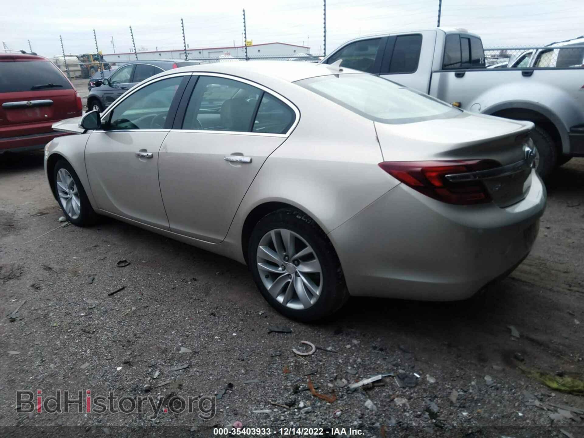 2014 BUICK REGAL - VIN: 2G4GN5EX5E9313587 - Фото 3