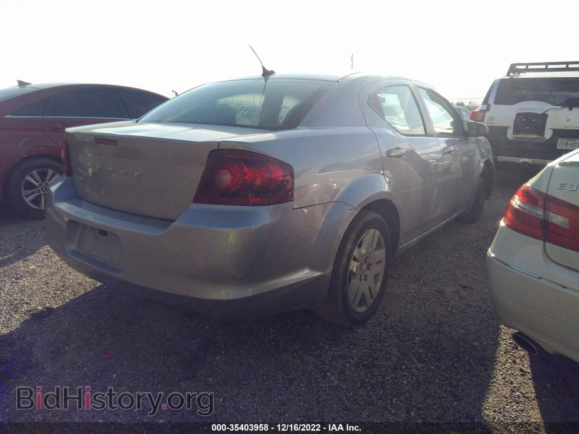 2014 DODGE AVENGER - VIN: 1C3CDZAB7EN148408 - Фото 4