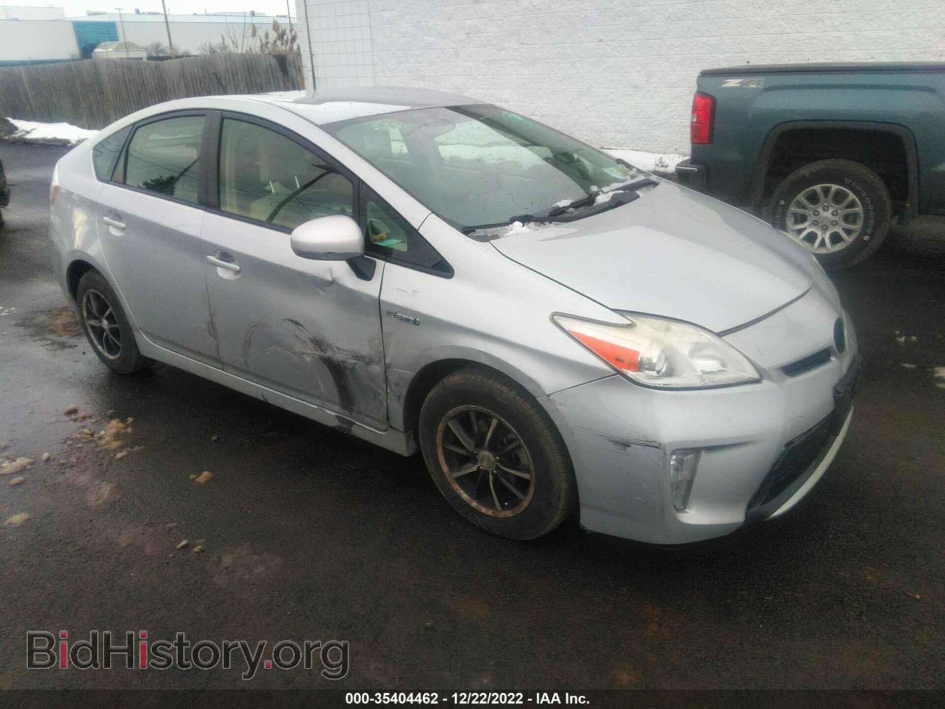 Фотография JTDKN3DU4D0347426 - TOYOTA PRIUS 2013