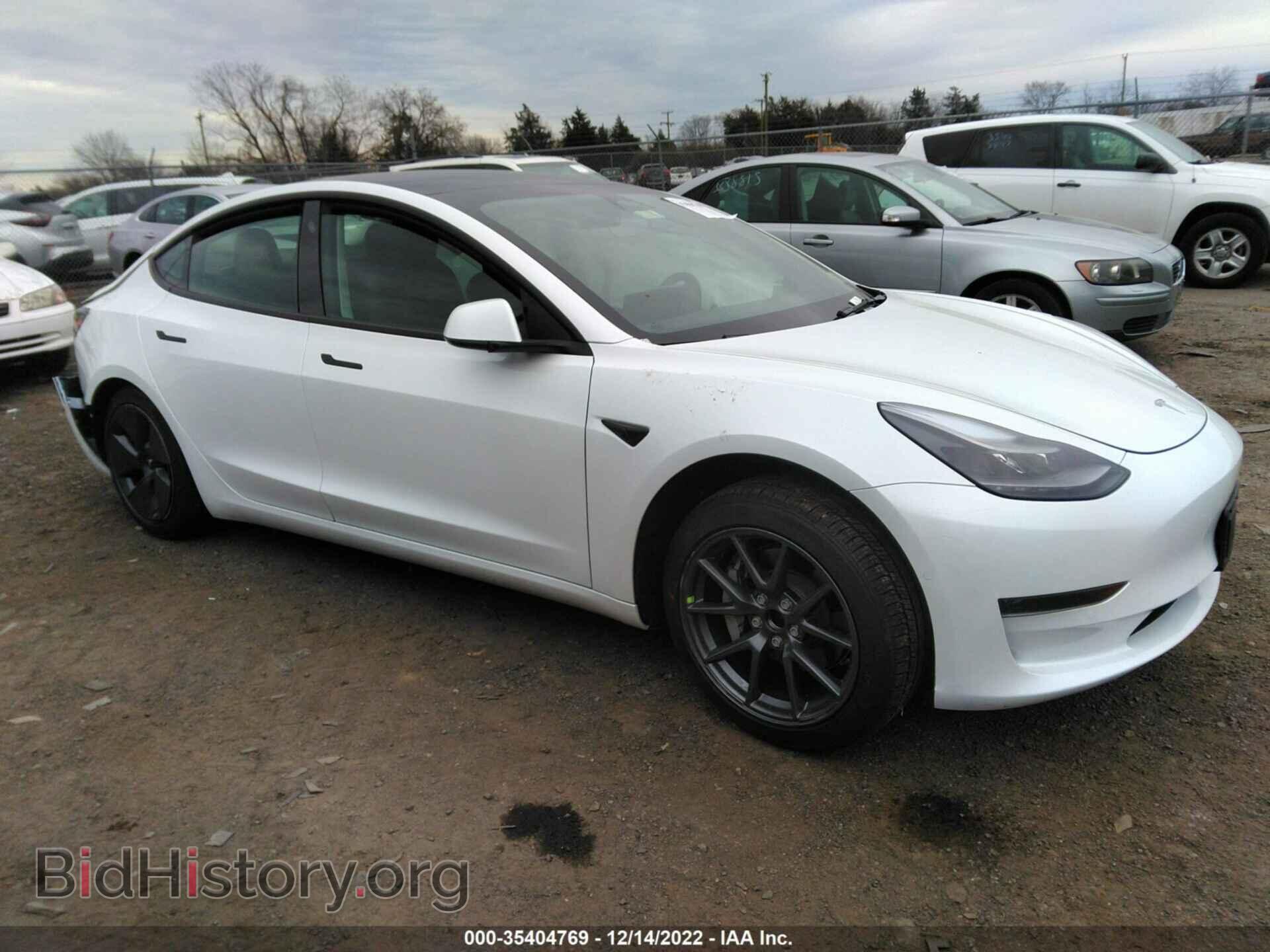 Photo 5YJ3E1EA4NF368616 - TESLA MODEL 3 2022