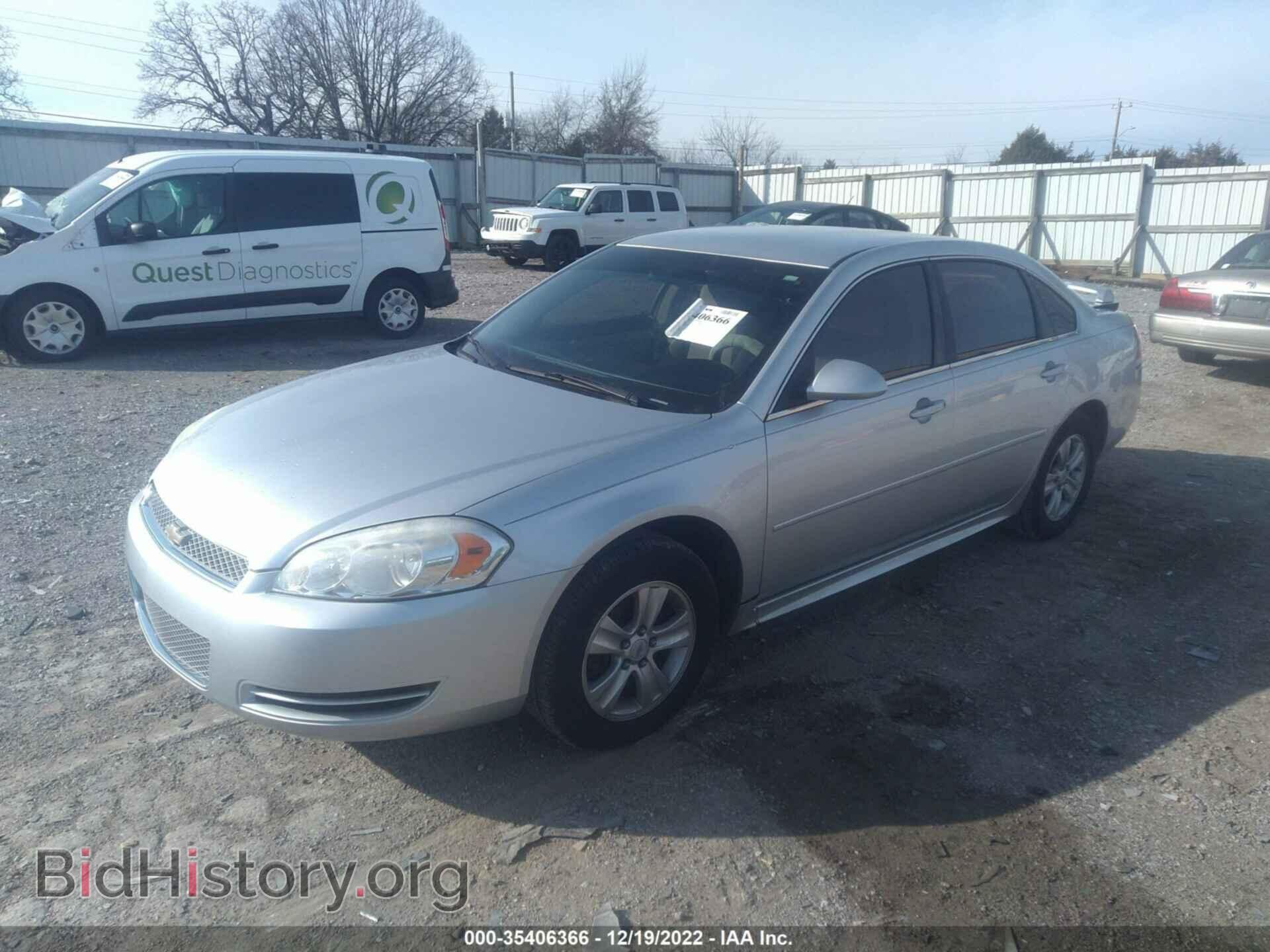 2012 CHEVROLET IMPALA - VIN: 2G1WF5E37C1334486 - Фото 2