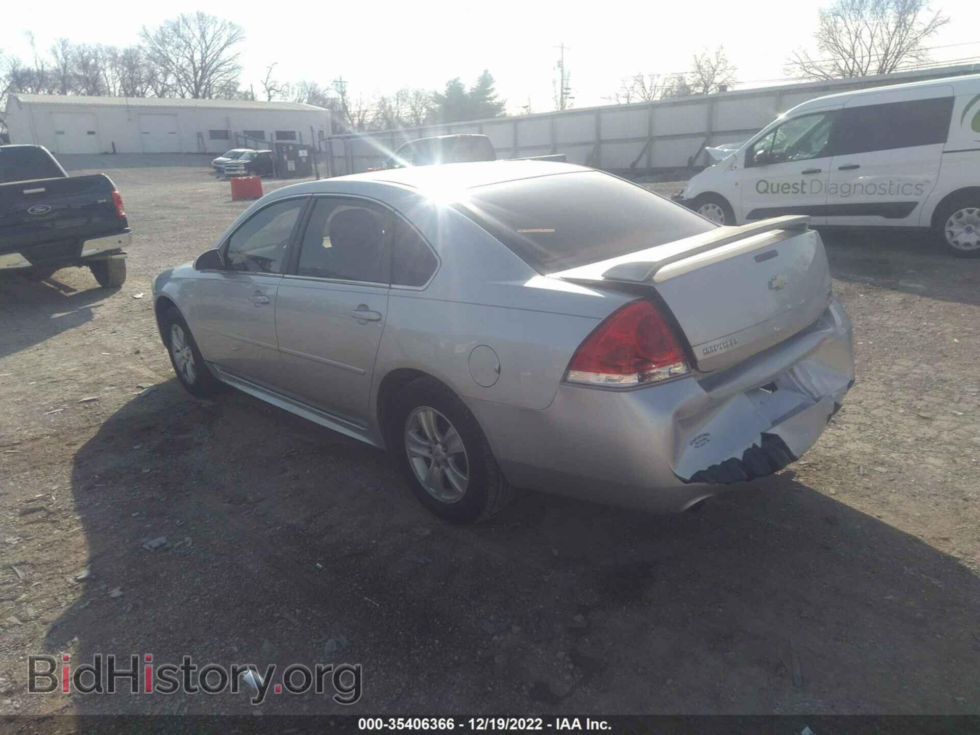 2012 CHEVROLET IMPALA - VIN: 2G1WF5E37C1334486 - Фото 3