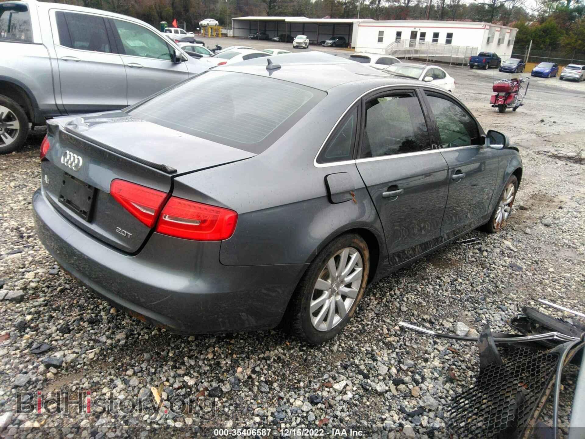 2013 AUDI A4 - VIN: WAUAFAFL3DA110631 - Фото 4