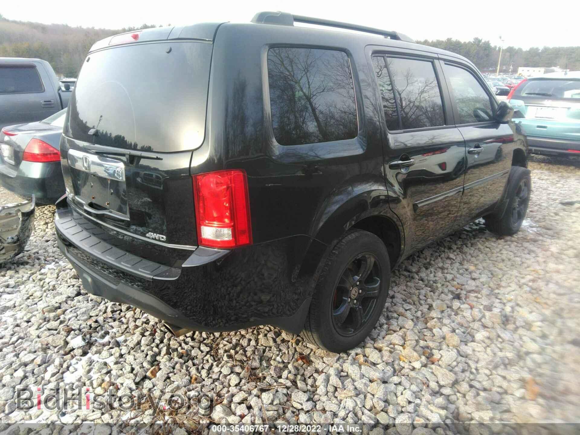 2012 HONDA PILOT - VIN: 5FNYF4H54CB009542 - Фото 4