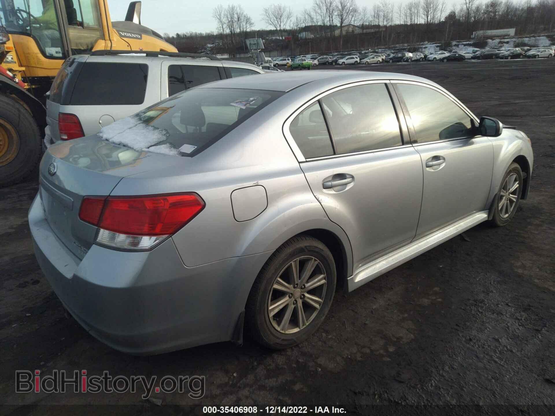 2012 SUBARU LEGACY - VIN: 4S3BMBA68C3021600 - Фото 4