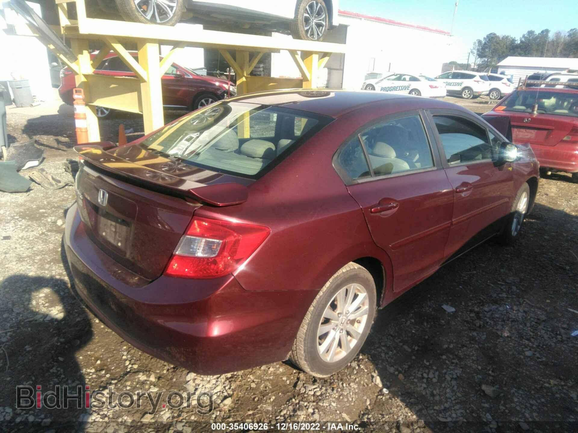 2012 HONDA CIVIC SDN - VIN: 19XFB2F84CE329549 - Фото 4
