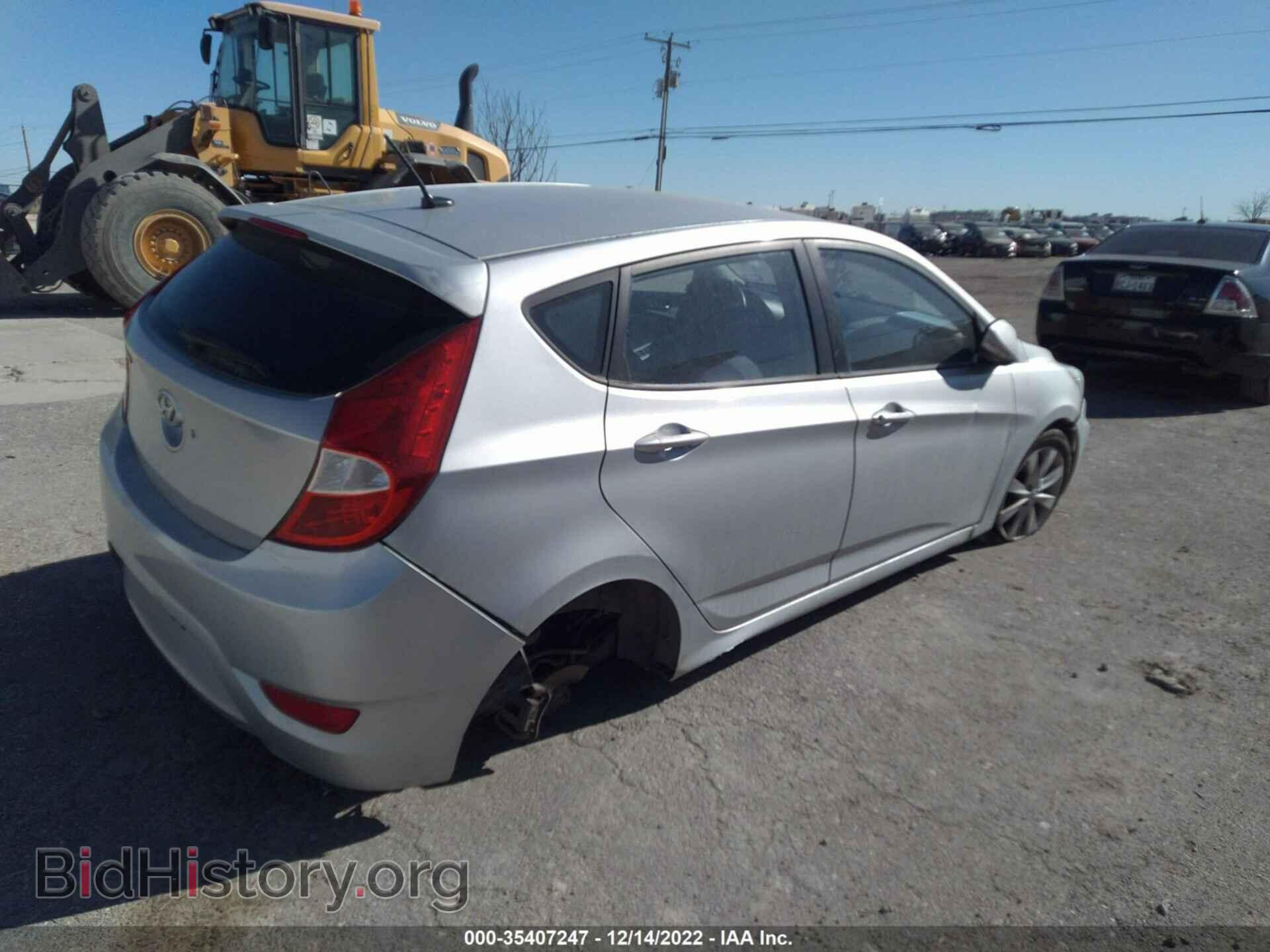 2013 HYUNDAI ACCENT - VIN: KMHCU5AEXDU092284 - Фото 4