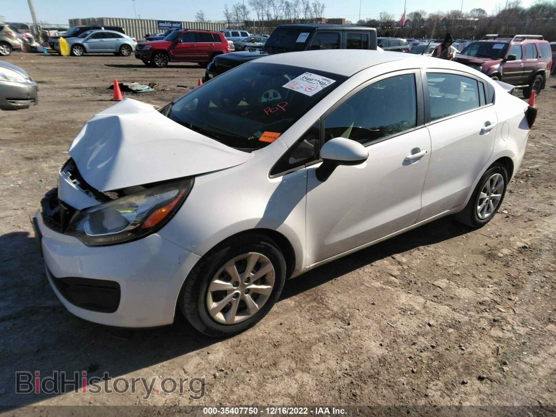 2013 KIA RIO - VIN: KNADM4A37D6248557 - Фото 2