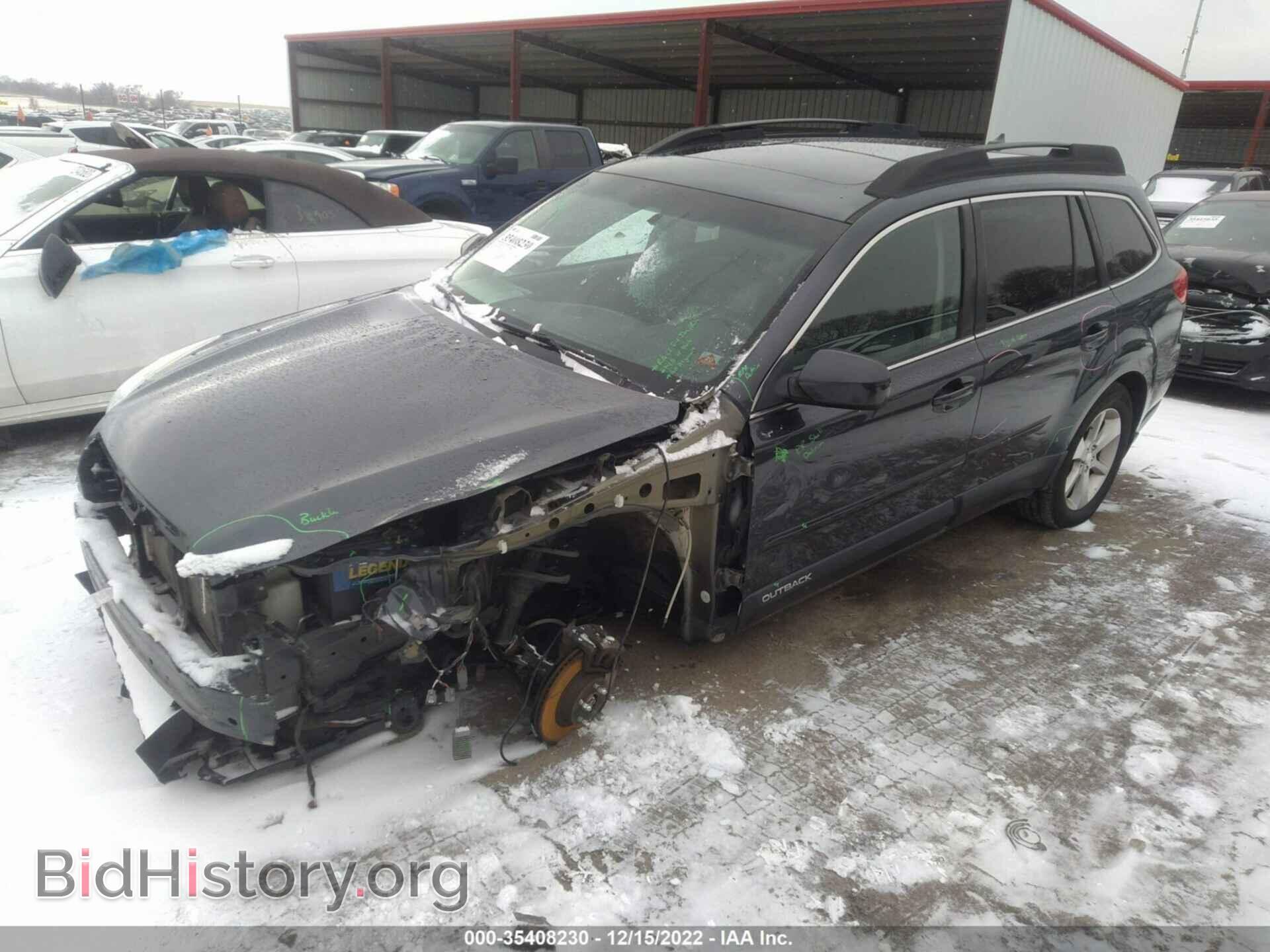 2013 SUBARU OUTBACK - VIN: 4S4BRBLCXD3203767 - Фото 2