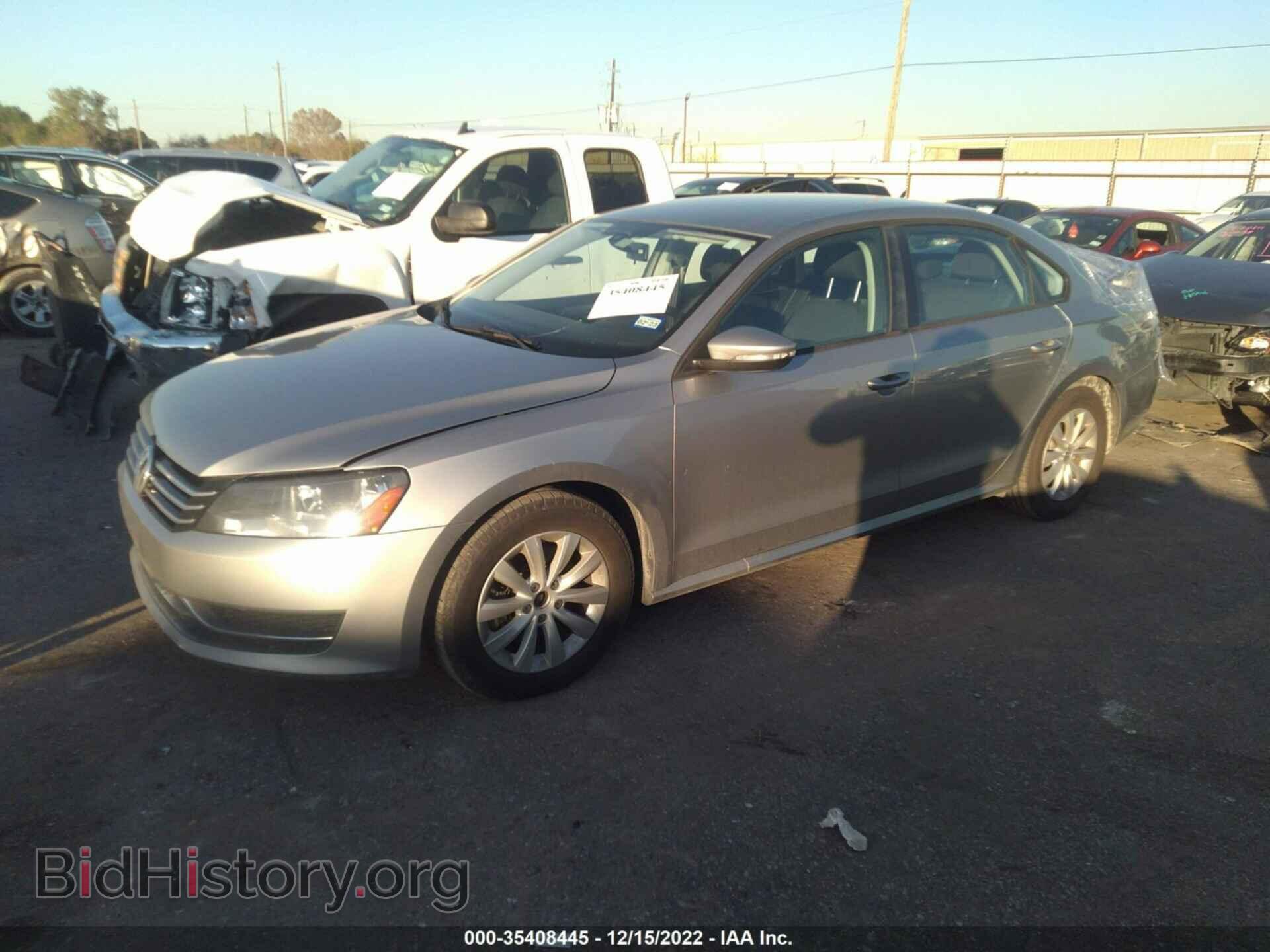 2012 VOLKSWAGEN PASSAT - VIN: 1VWAP7A34CC024061 - Фото 2