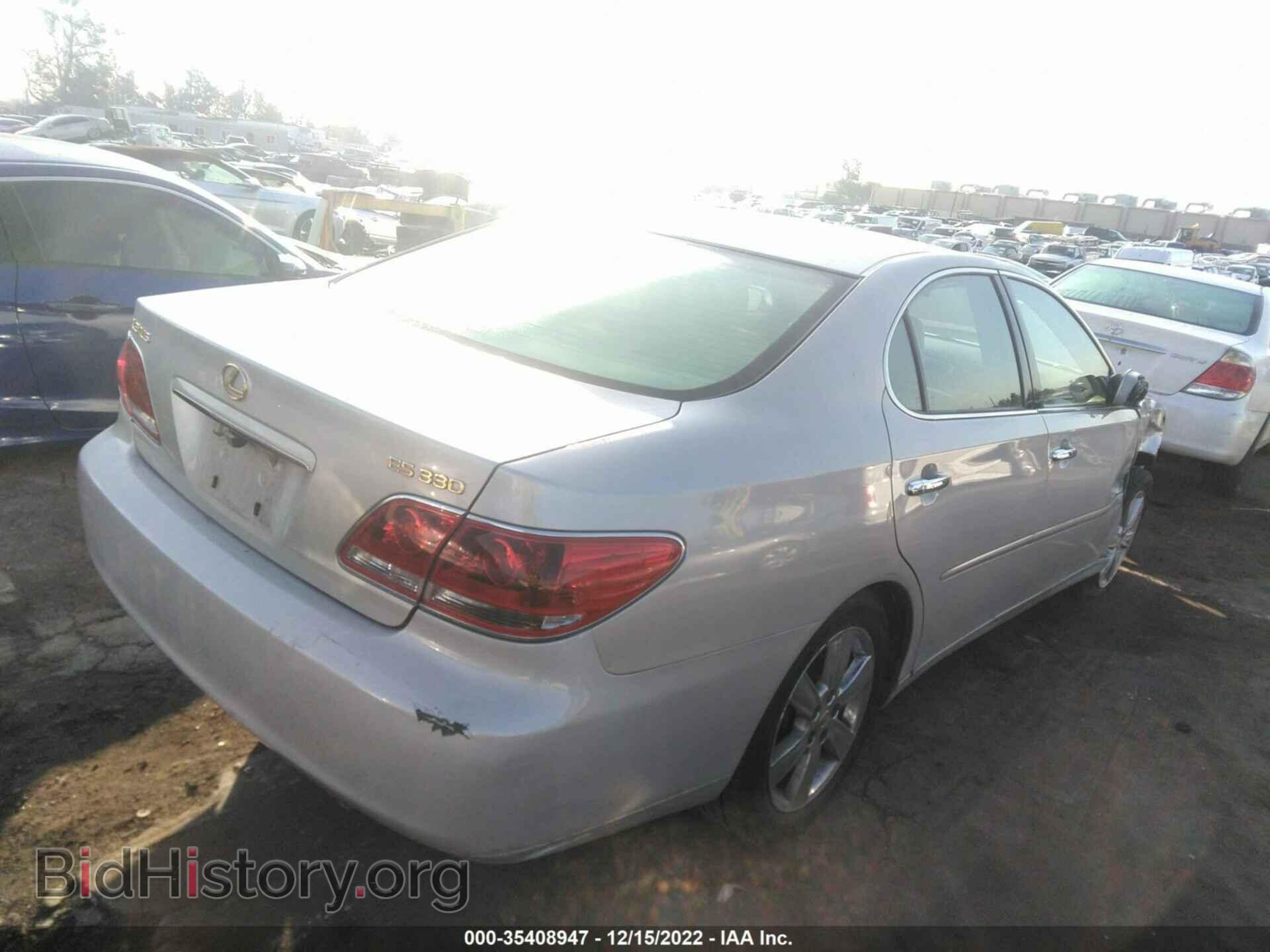 2006 LEXUS ES 330 - VIN: JTHBA30G965155662 - Фото 4