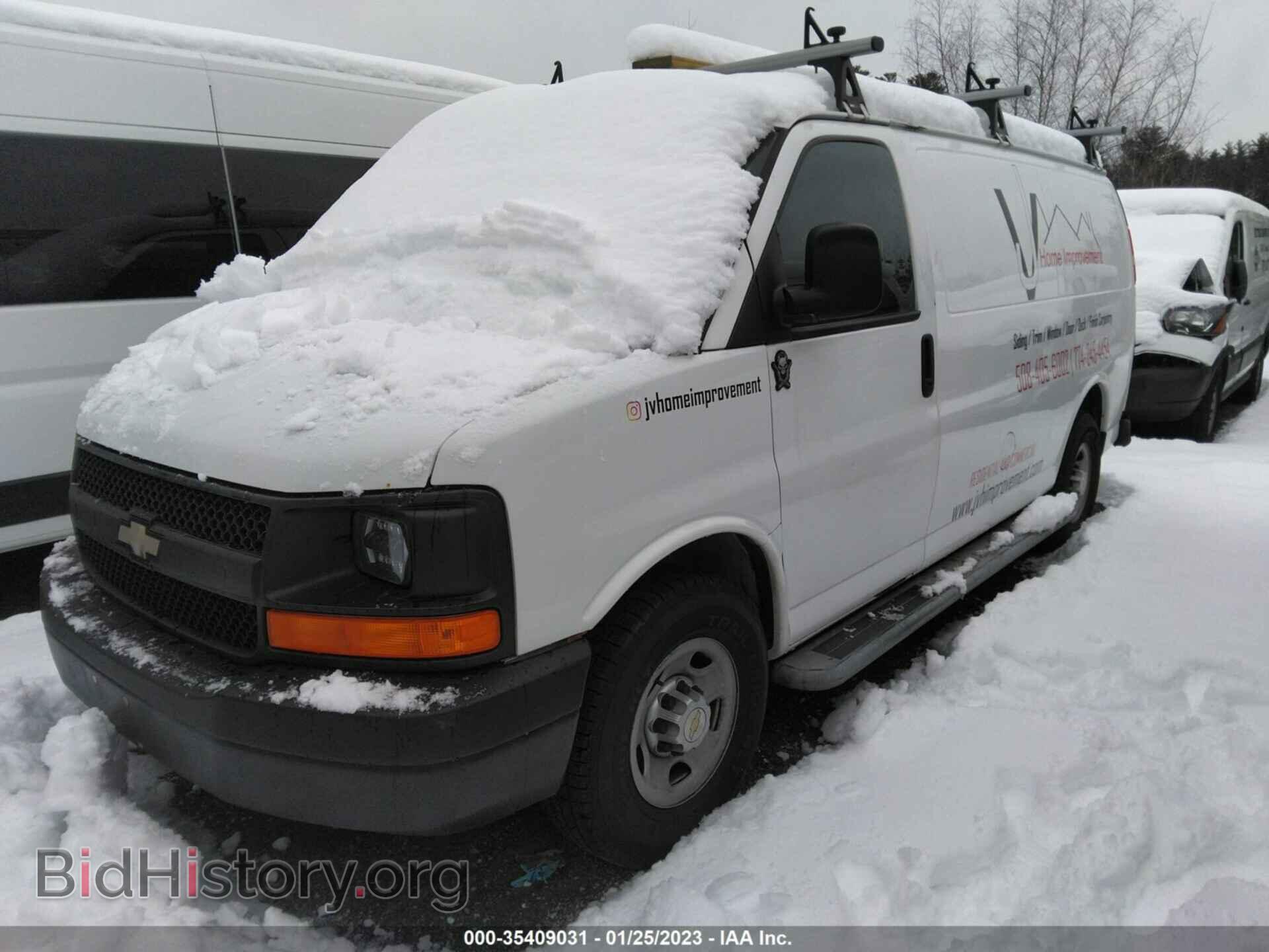 2013 CHEVROLET EXPRESS CARGO VAN - VIN: 1GCWGFBA3D1191329 - Фото 2